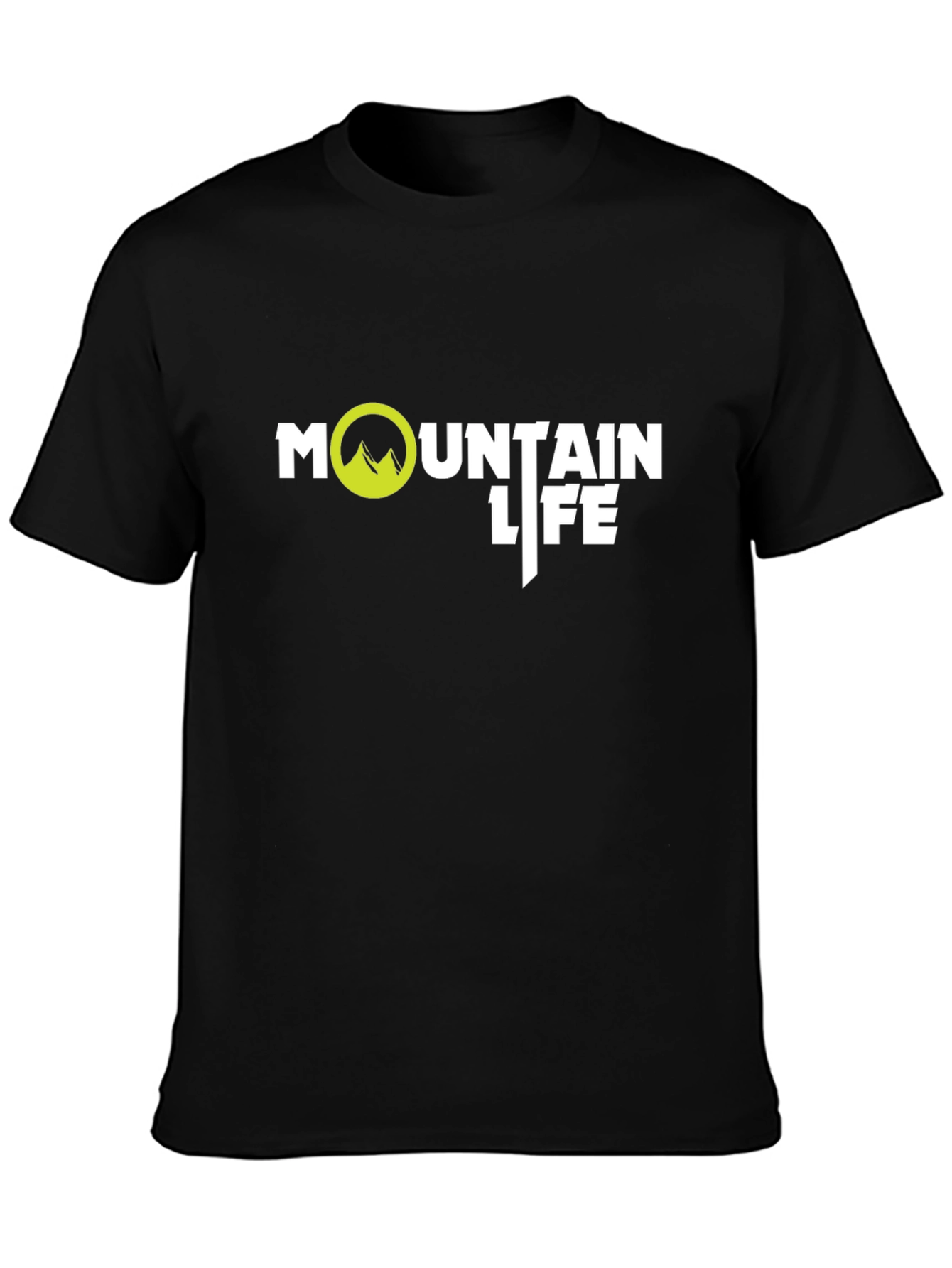 Black Mountain Life Black T-Shirt: Adventure Ready! view 3