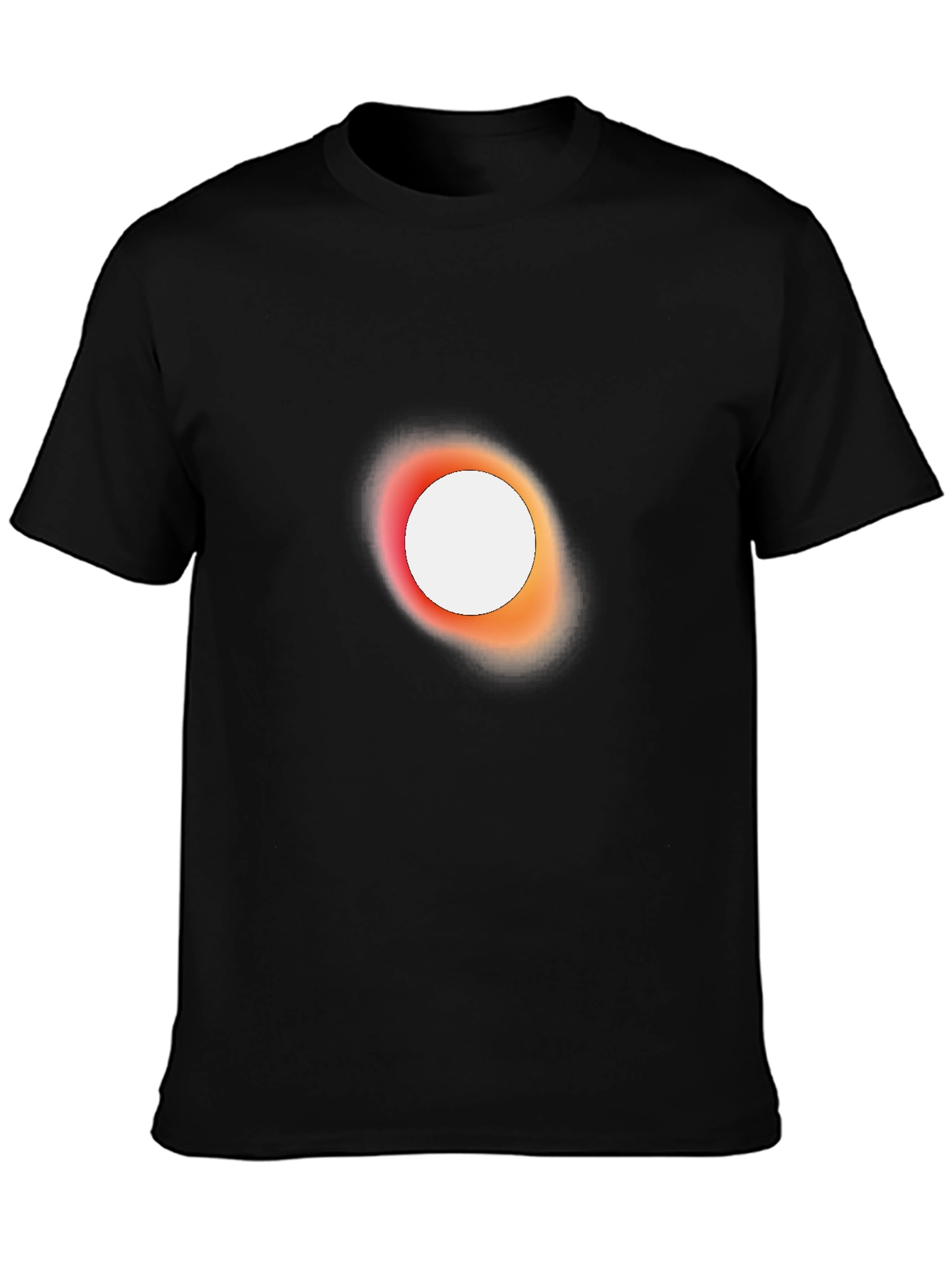 Black Black Hole T-Shirt - Unique Space Design view 3