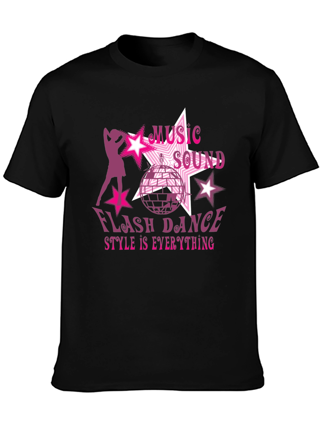 Black Flash Dance Graphic Tee - Style is Everything view 3