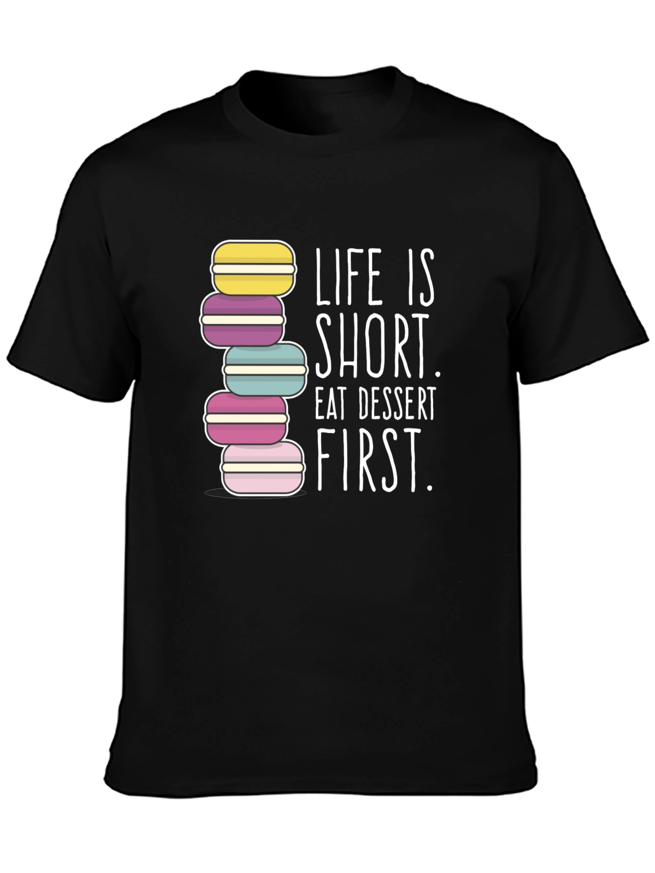 Black Dessert First Black Graphic Tee view 3