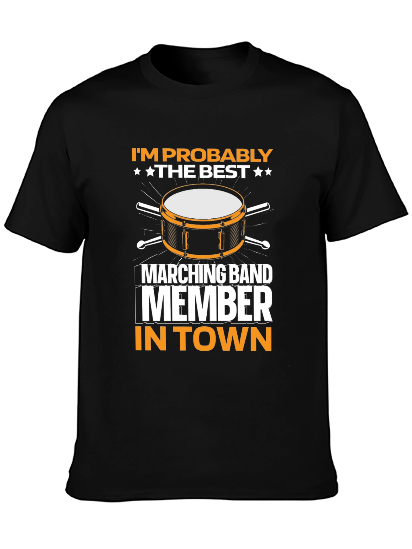 Black Best Marching Band Member T-Shirt view 3