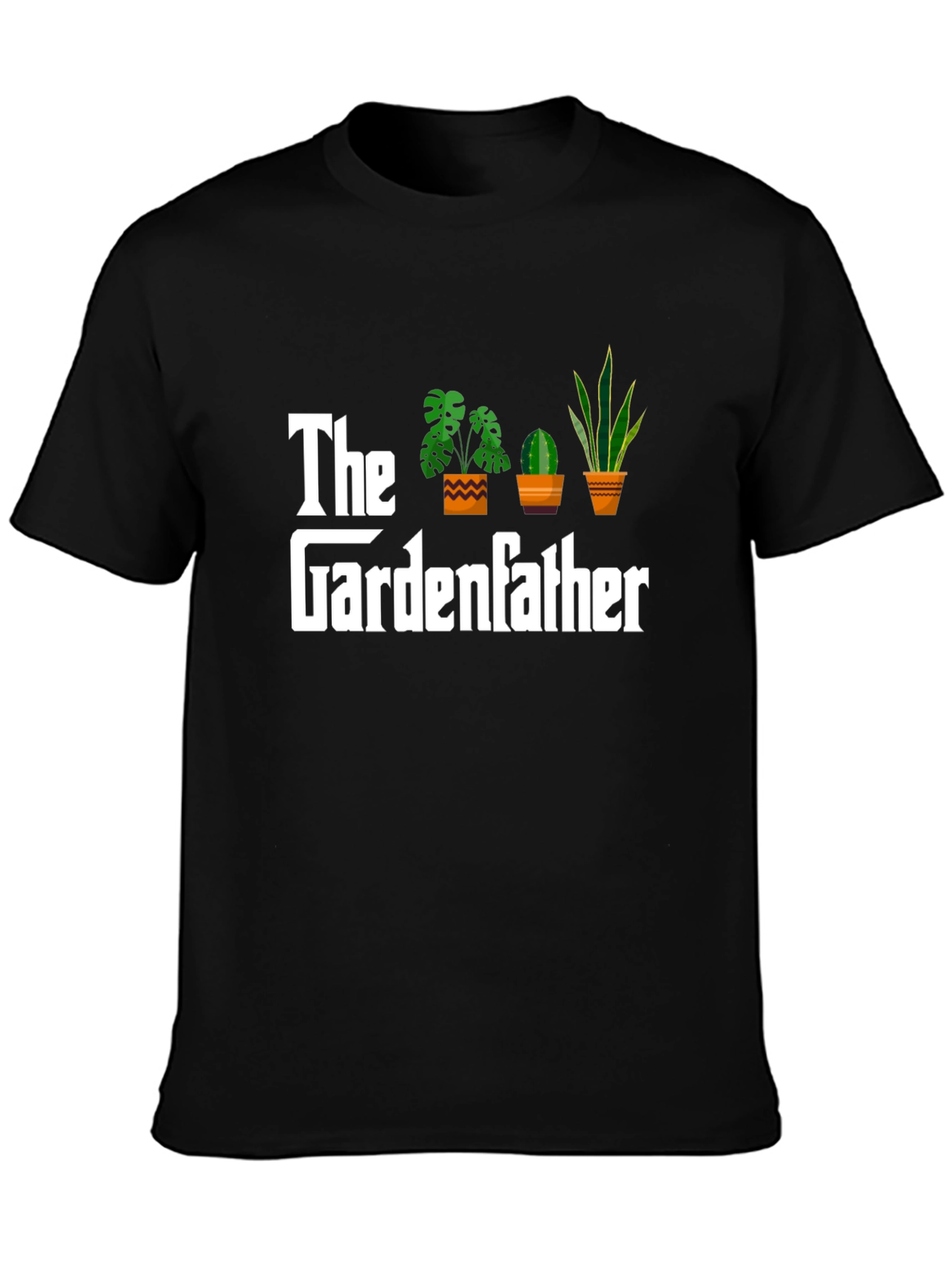 Black The Gardenfather T-Shirt - Plant Lover view 3