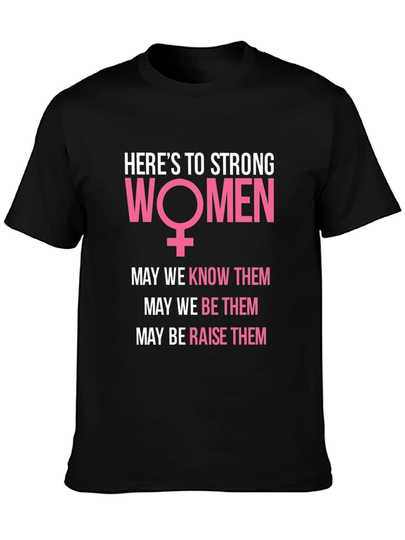 Black Strong Women Graphic T-Shirt - Empowering Feminism Tee view 3