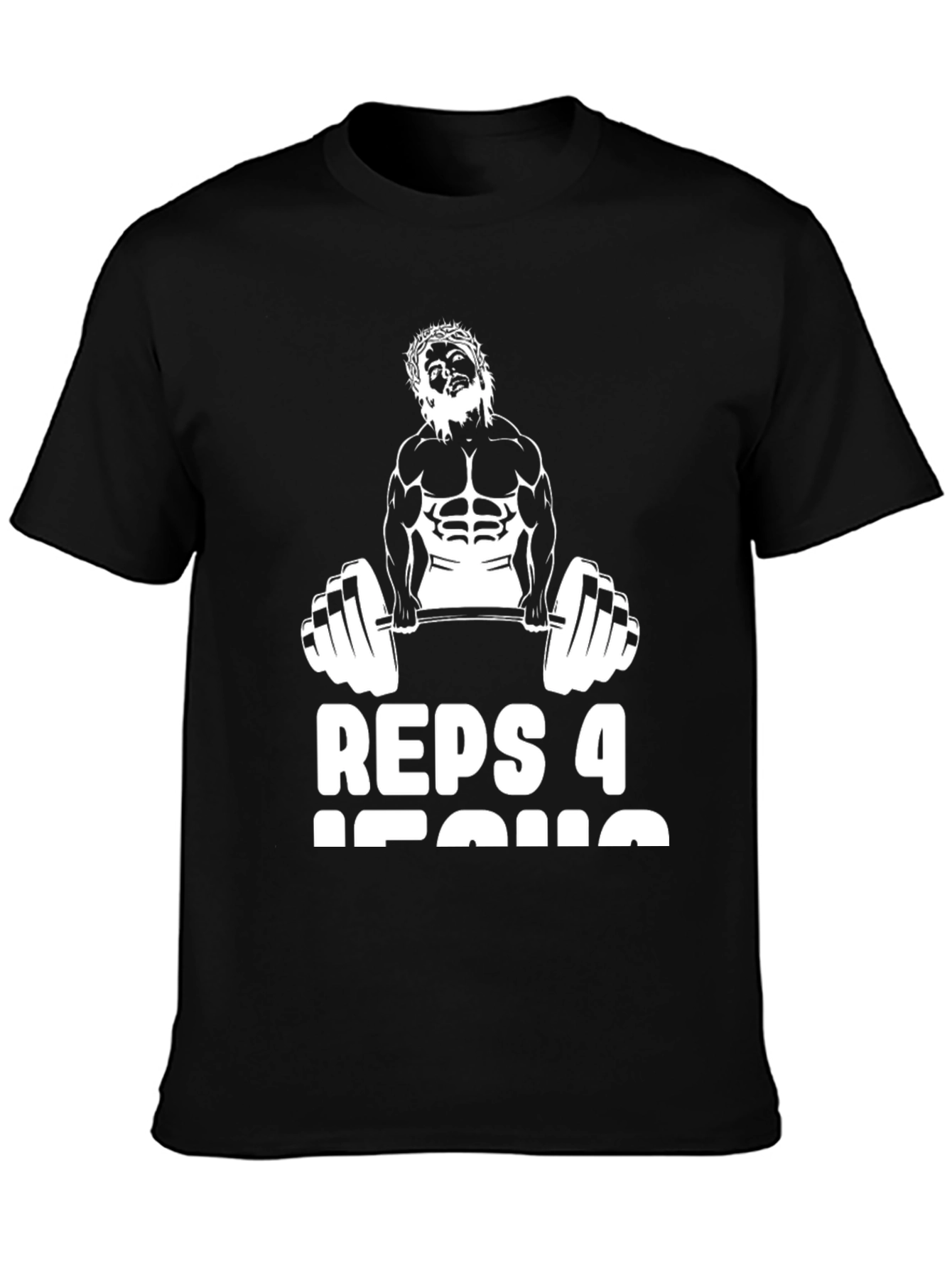Black Reps 4 Jesus Black T-Shirt view 3