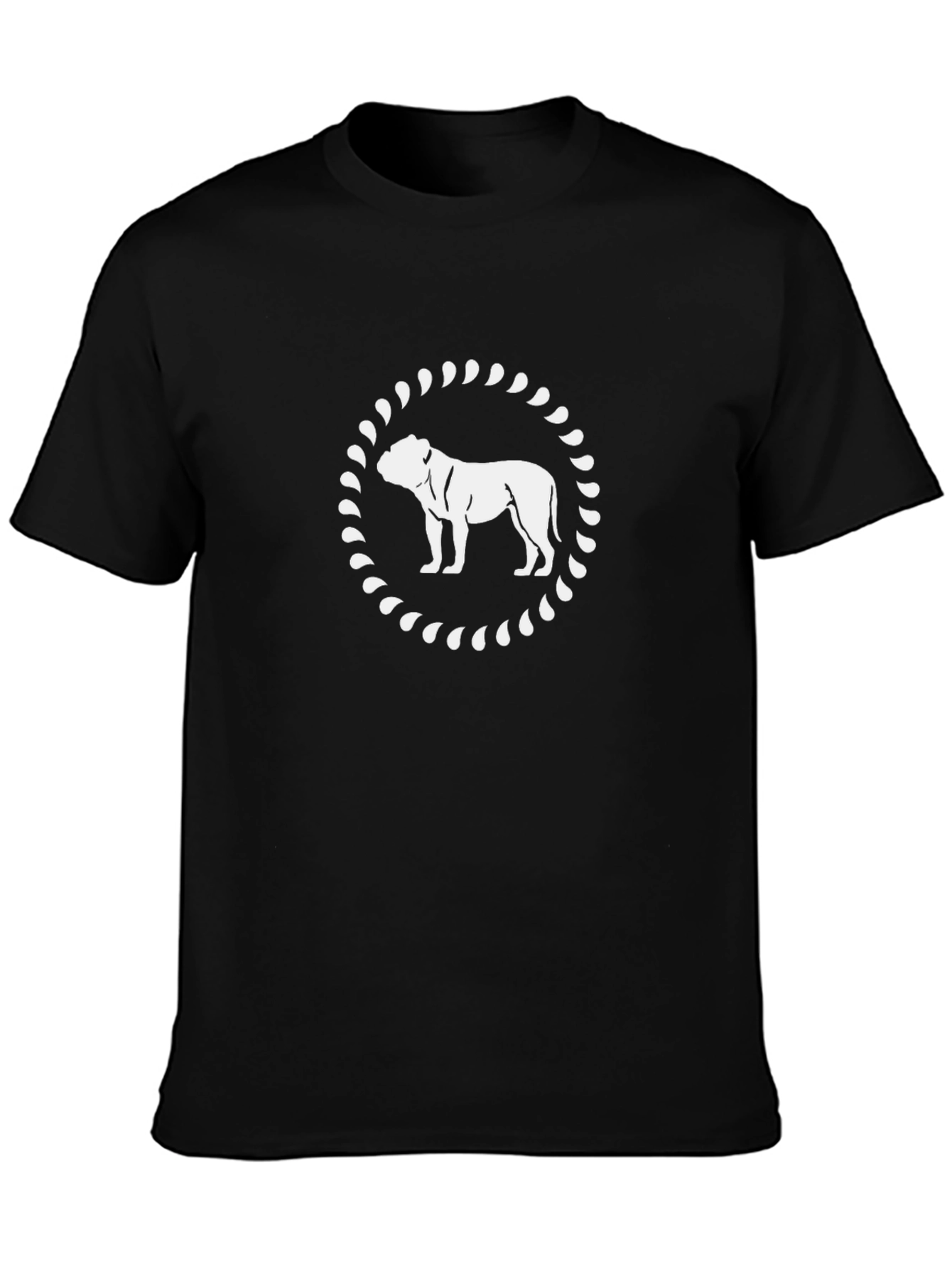 Black Dog Breed Graphic Tee - Stylish Unisex Black T-Shirt view 3