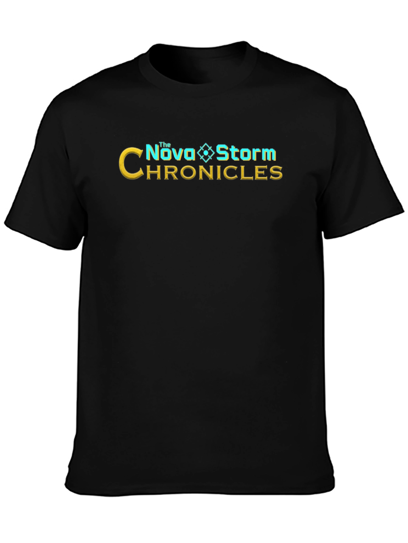 Black Nova Storm Chronicles Black T-Shirt view 3