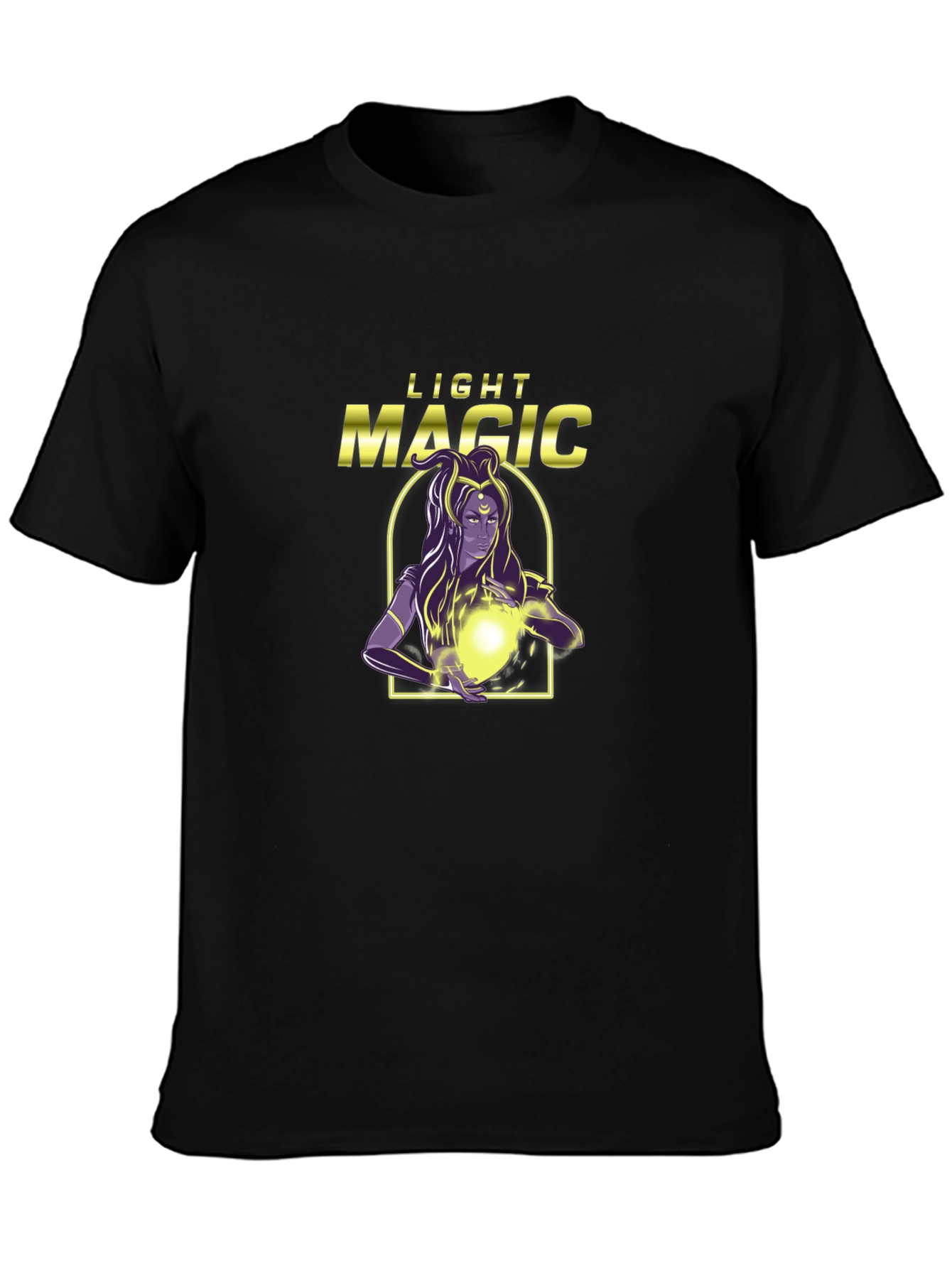 Black Light Magic Graphic T-Shirt view 3
