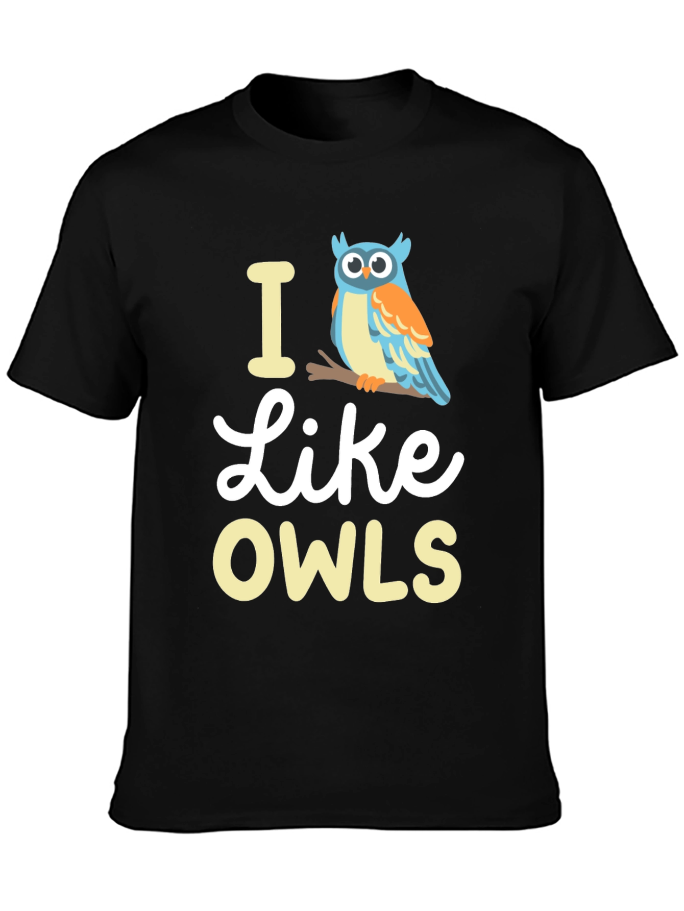 I Like Owls Graphic Tee - Soft Cotton Blend - 3