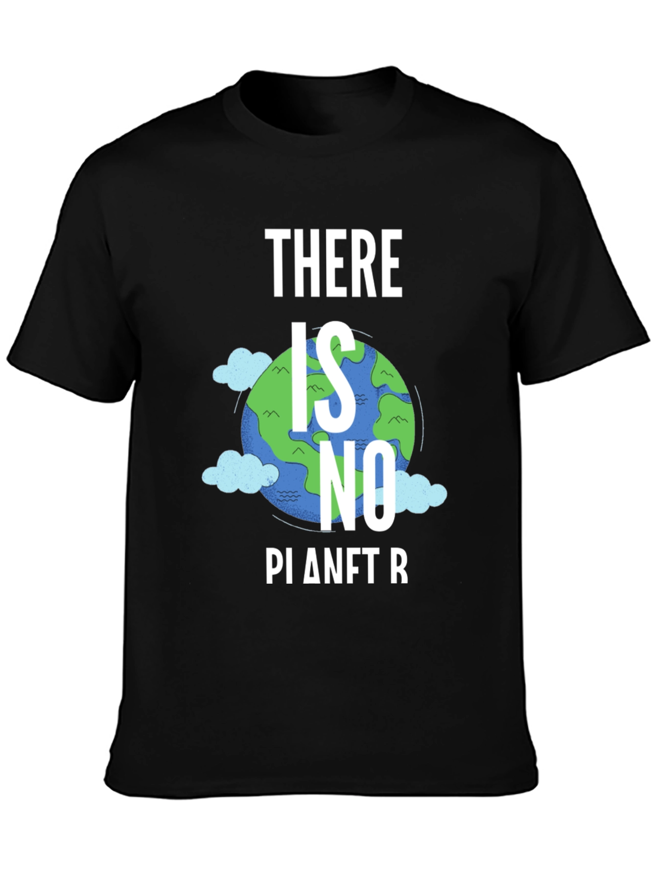 Black There Is No Planet B Graphic Tee view 3