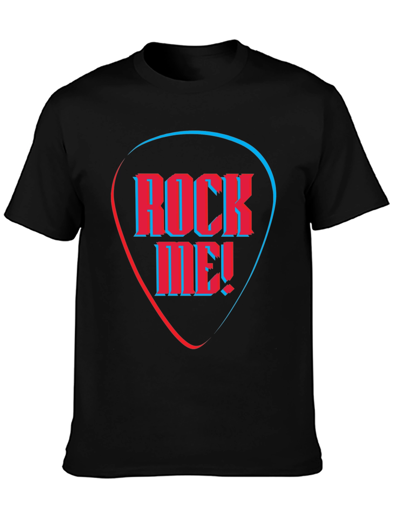 Black Rock Me Graphic Tee - Stylish Musician T-Shirt view 3