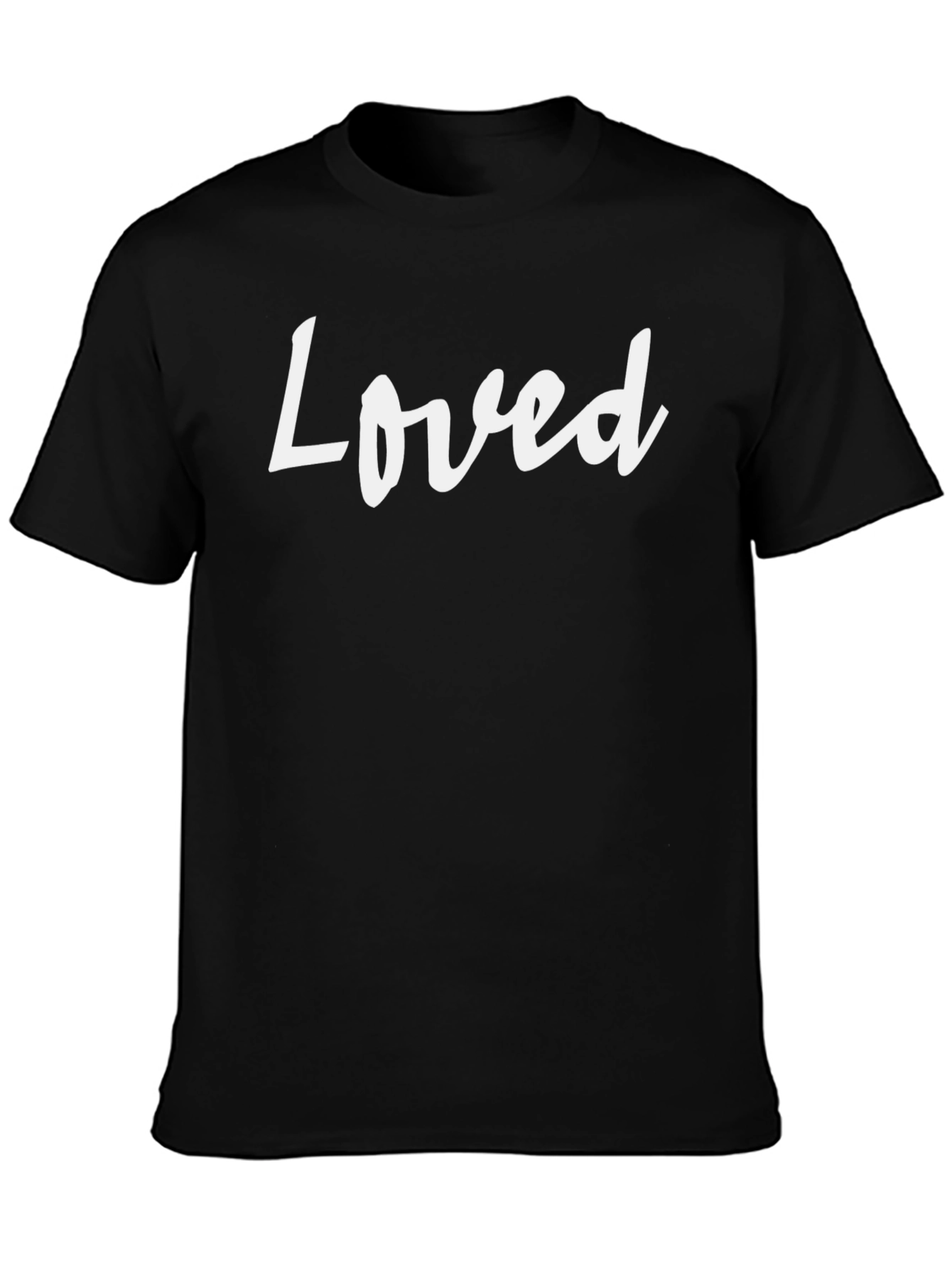 Black Loved Graphic T-Shirt - Casual Comfort view 3