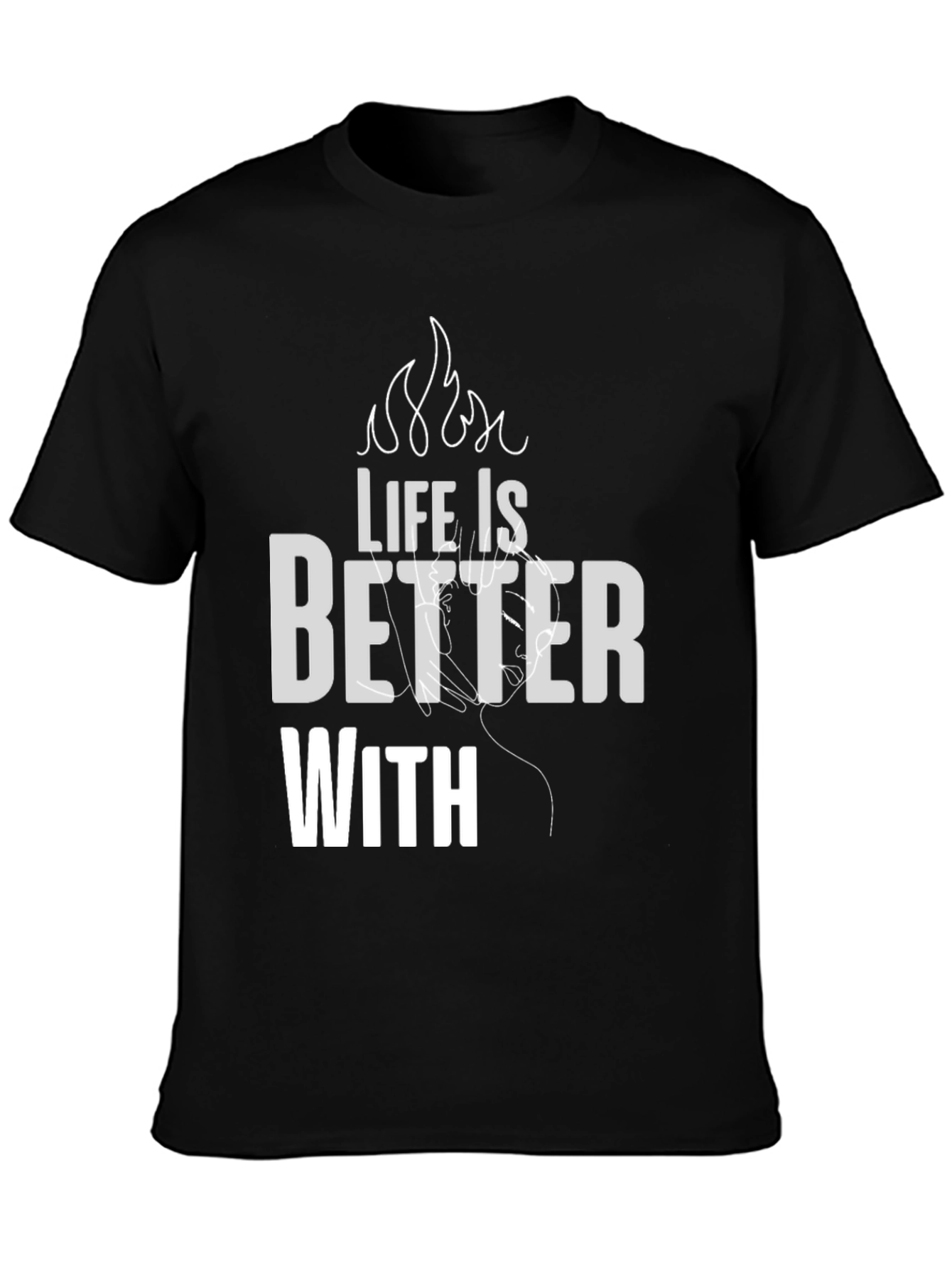 Black Life is Better With T-Shirt view 3