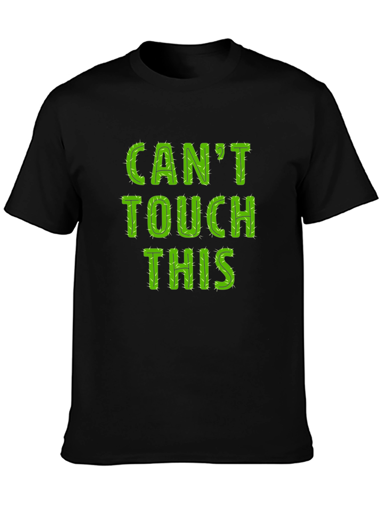 Black Can't Touch This Cactus Tee view 3