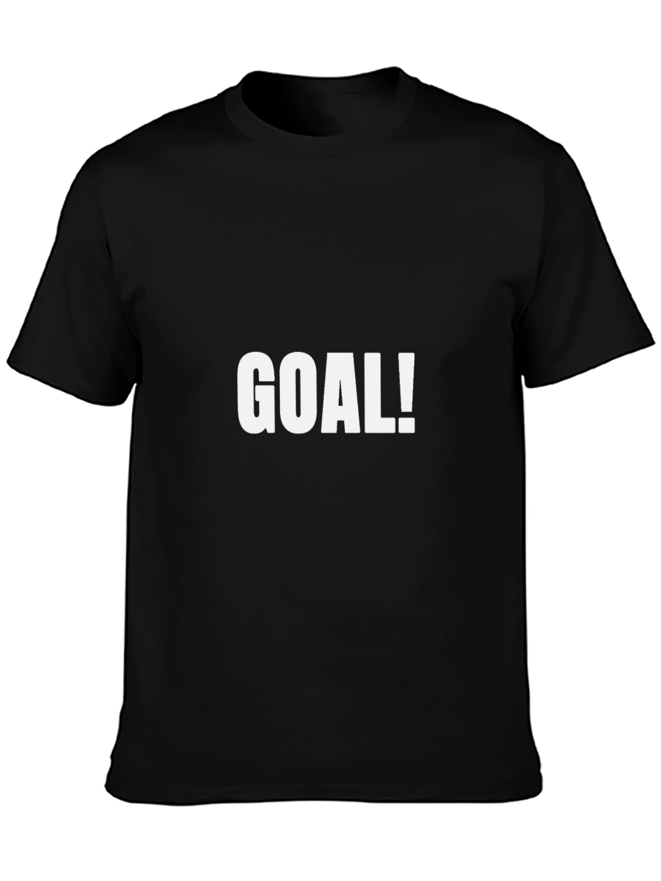 Black Goal! Black T-Shirt view 3