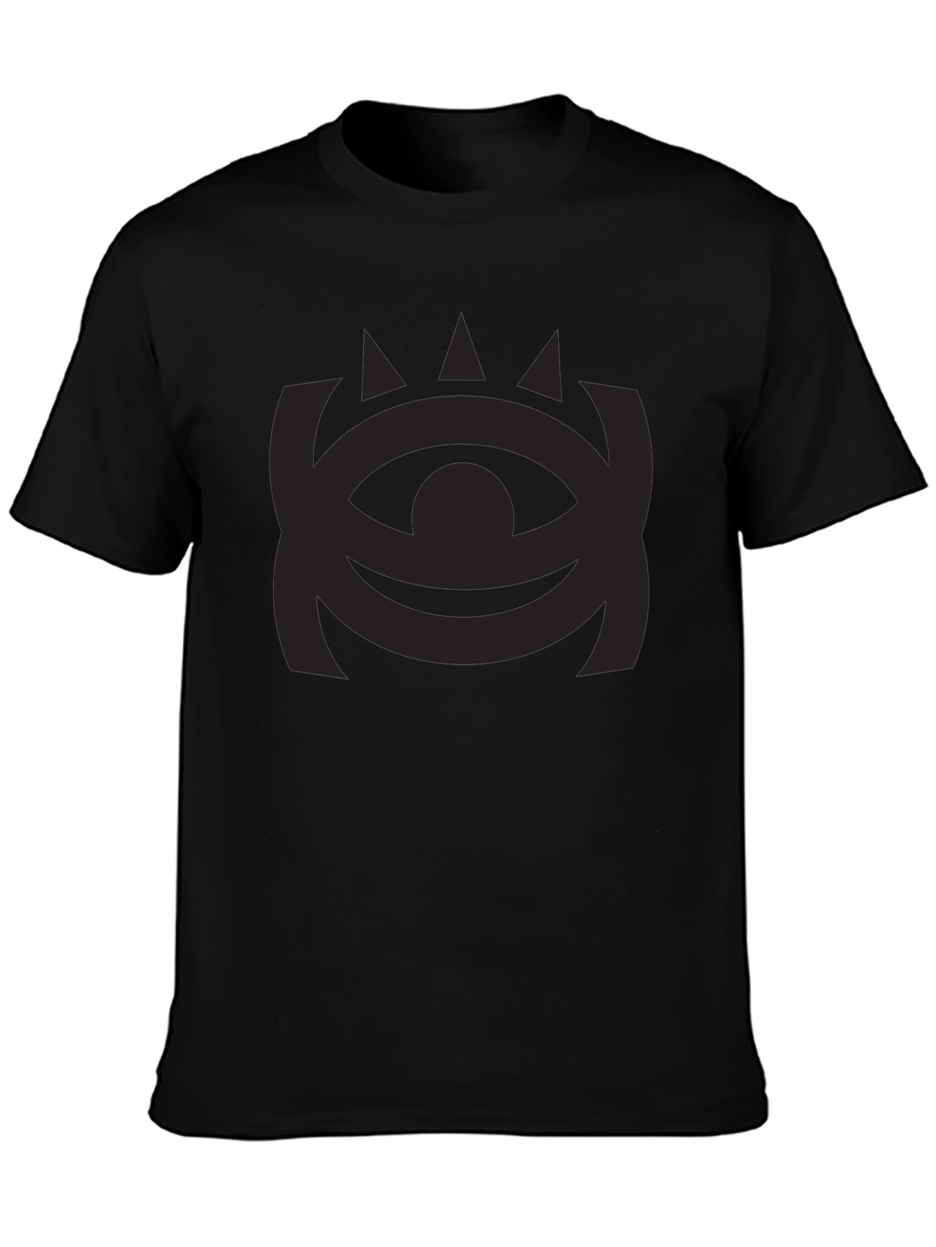 Black Dark Eye Graphic Tee - Mens Black T-Shirt view 3