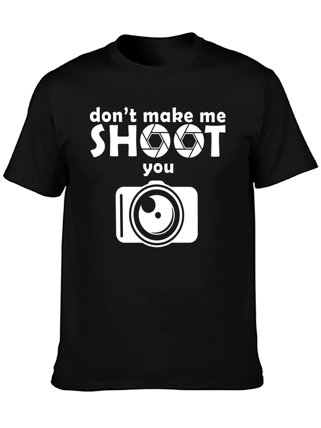 Black Don't Make Me Shoot You T-Shirt view 3