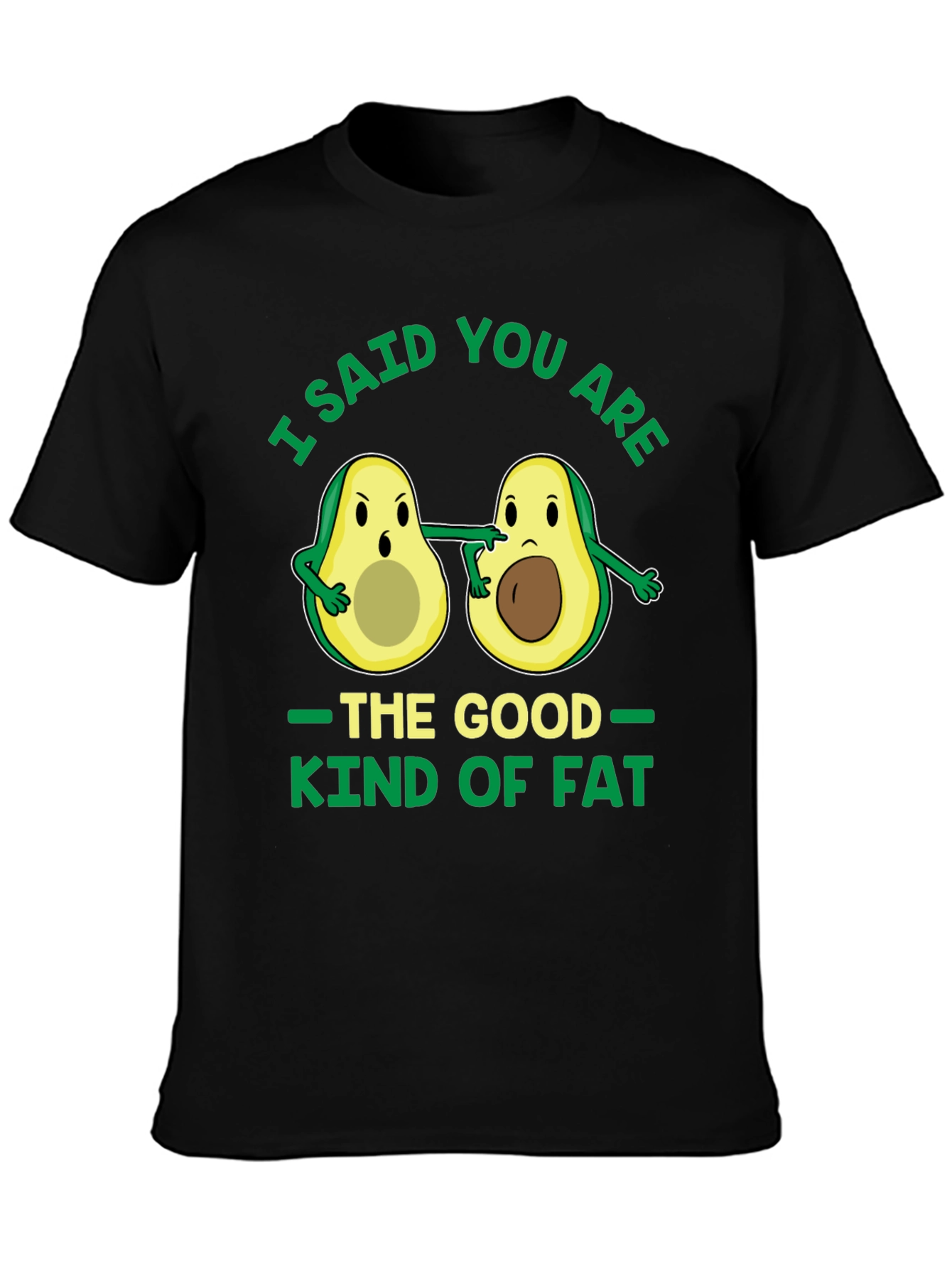 Black Avocado Good Fat Graphic T-Shirt view 3