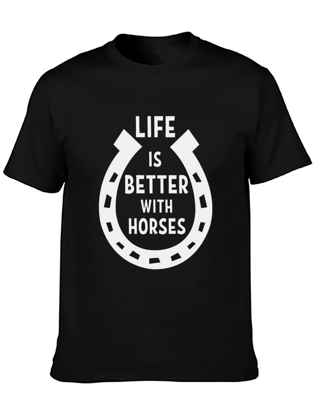 Life is Better With Horses Graphic Tee - 3