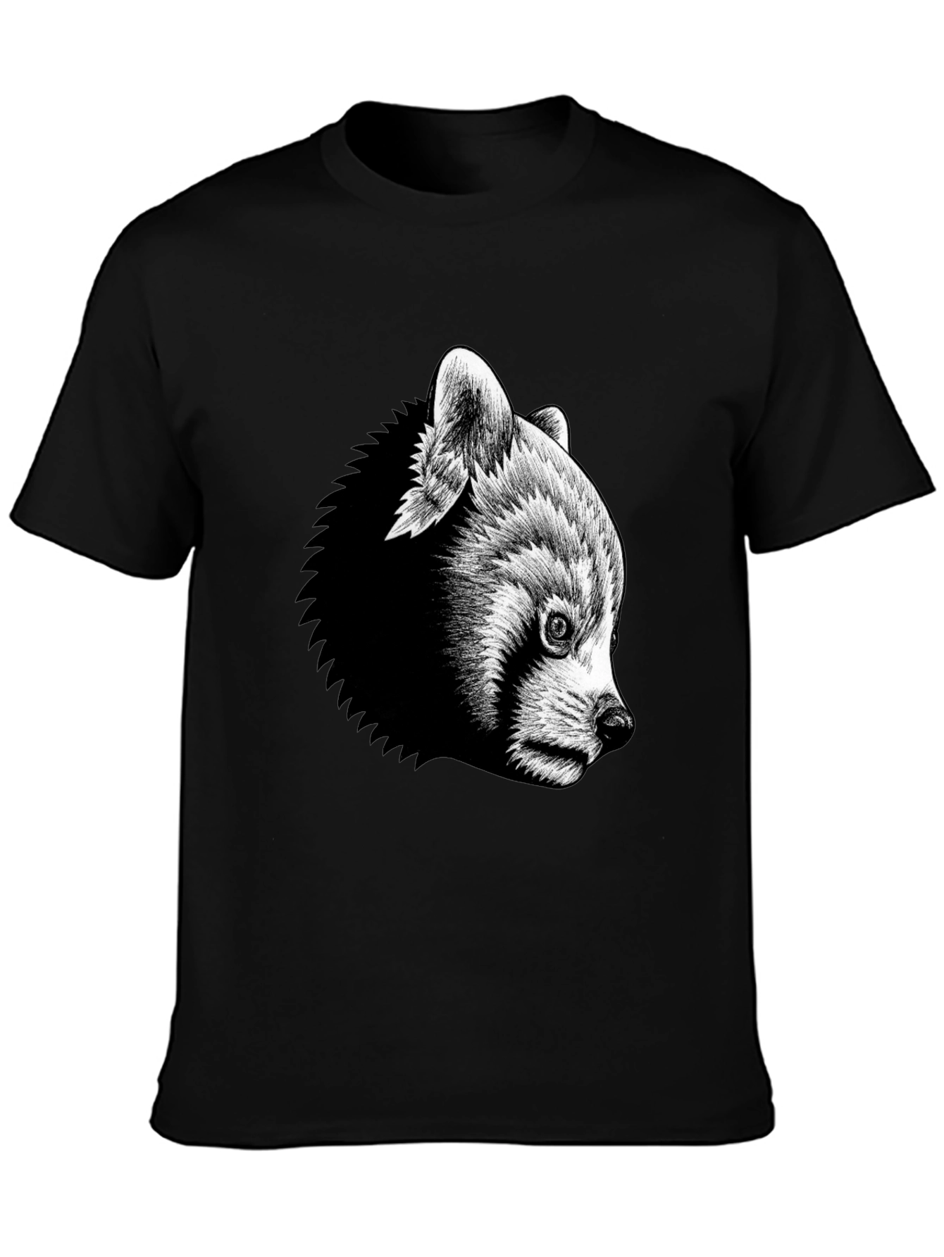 Black Black Bear Graphic Tee - Men's Short Sleeve Crew Neck view 3