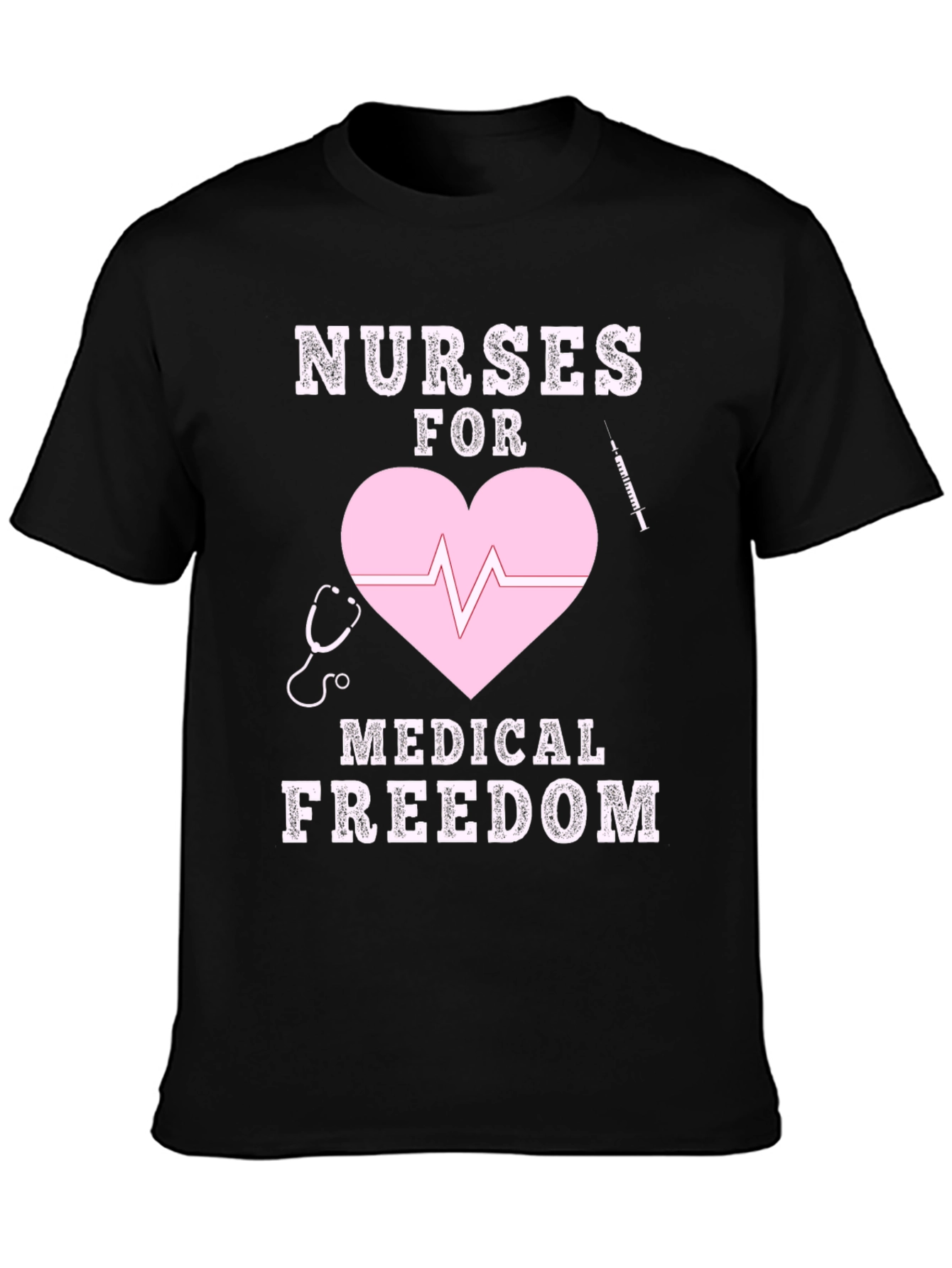 Black Nurses for Medical Freedom T-Shirt view 3
