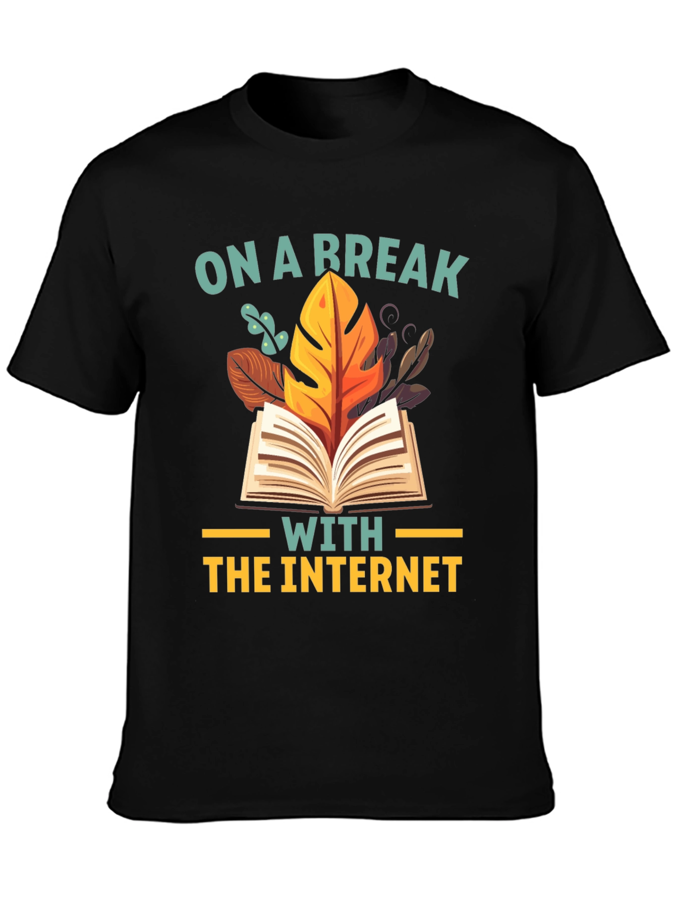 Black On a Break with the Internet Graphic Tee view 3