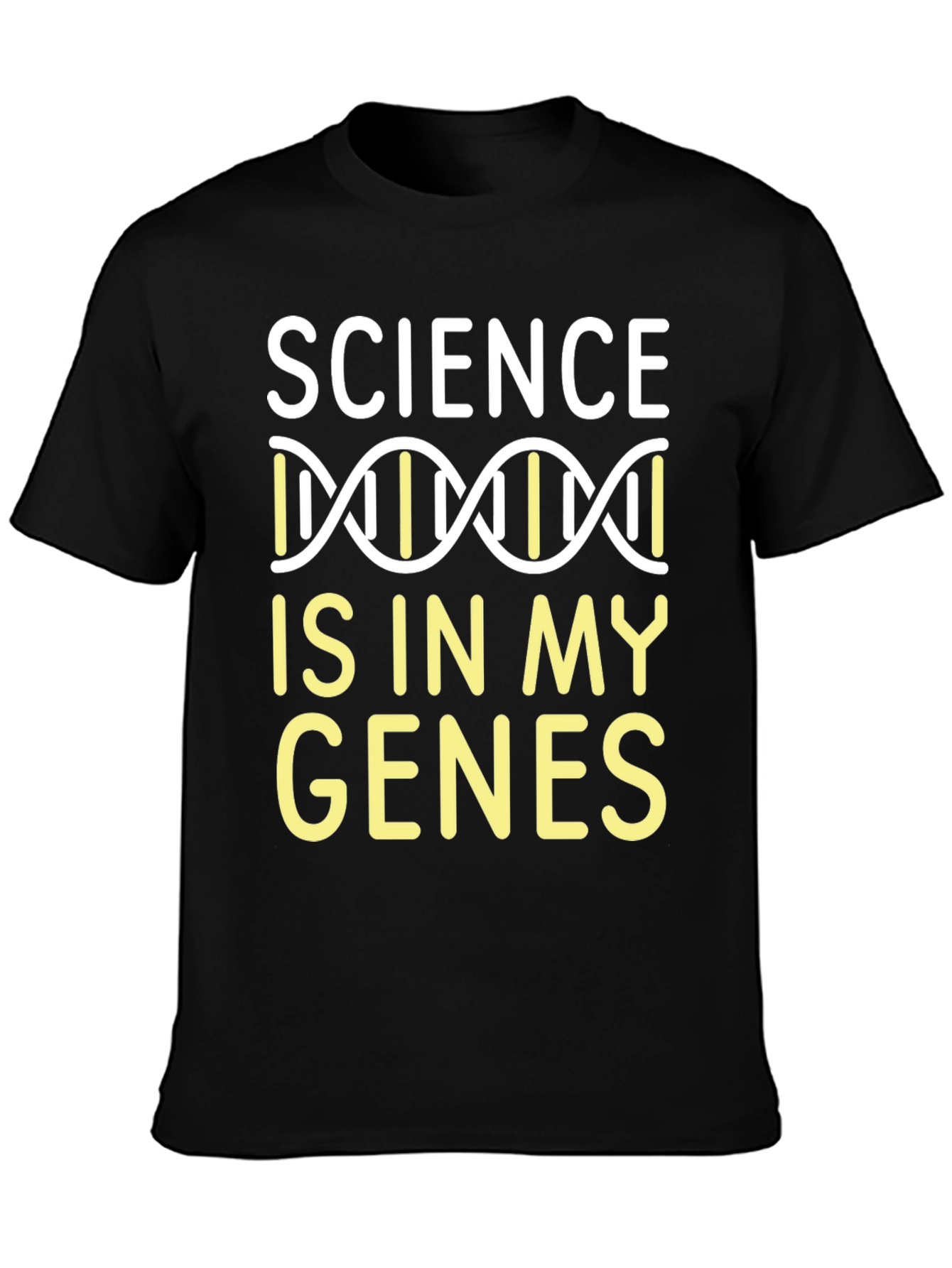 Black Science Is In My Genes T-Shirt view 3