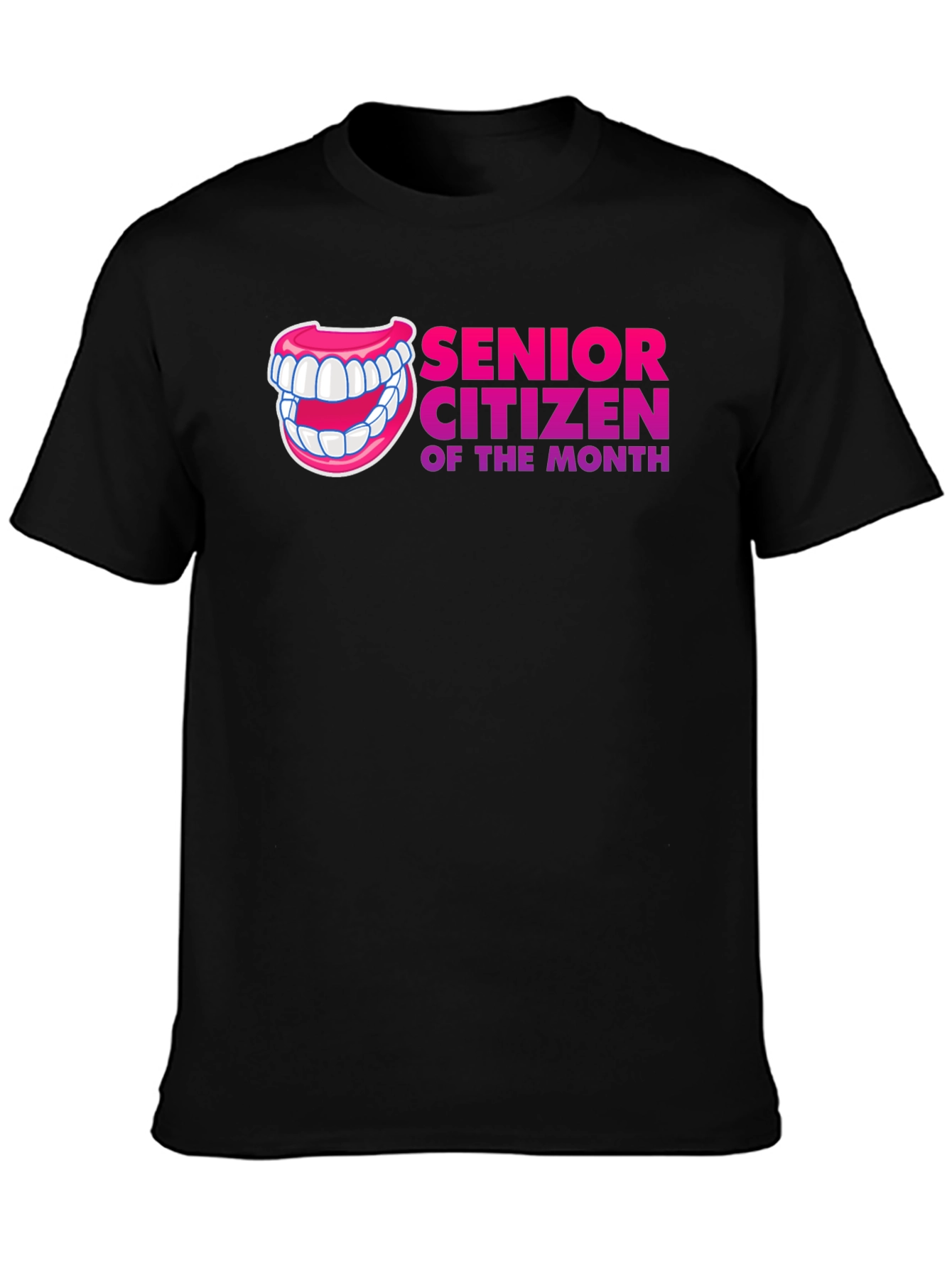 Black Senior Citizen of the Month Graphic T-Shirt view 3