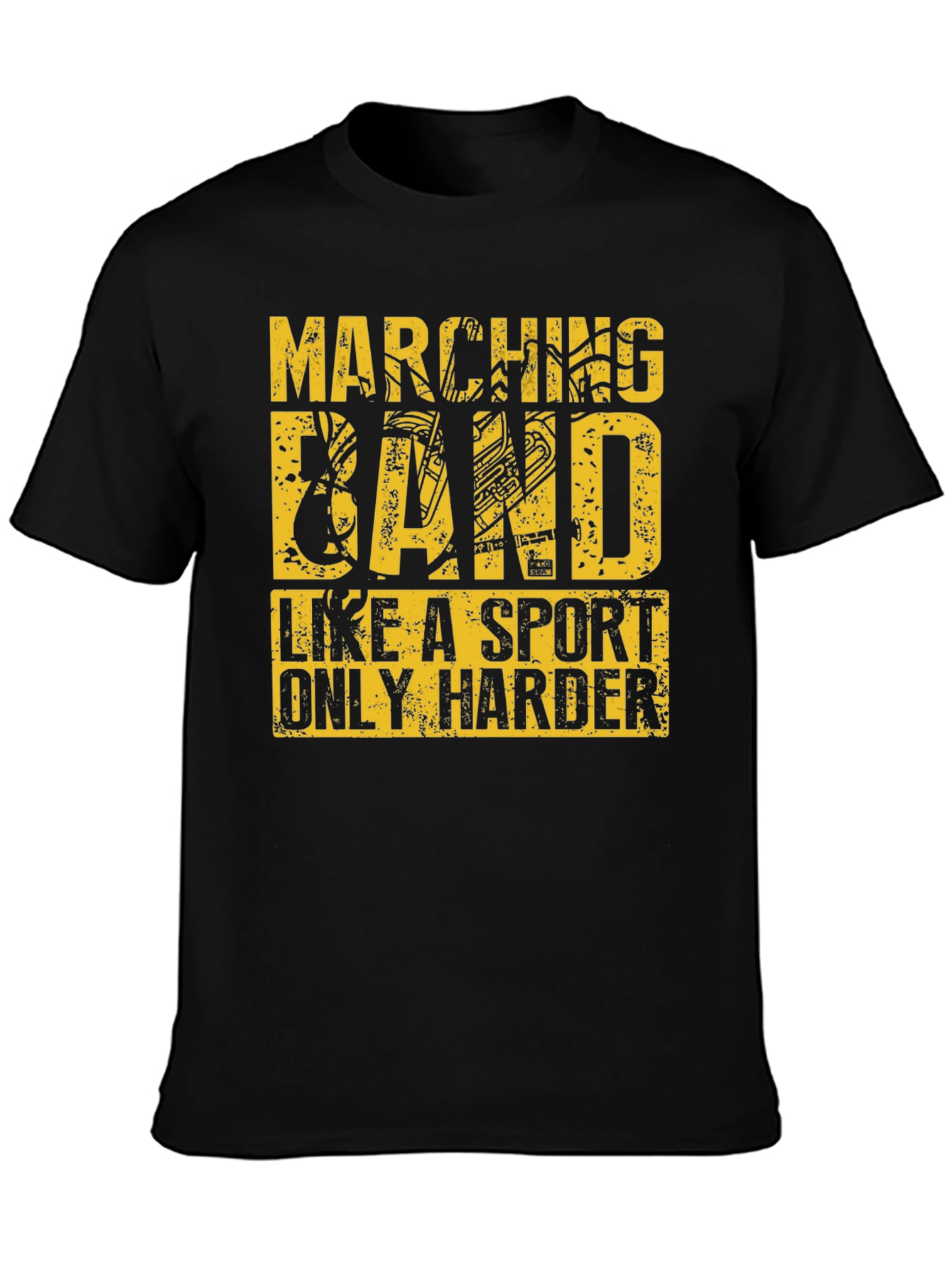 Black Marching Band is Like a Sport T-Shirt view 3