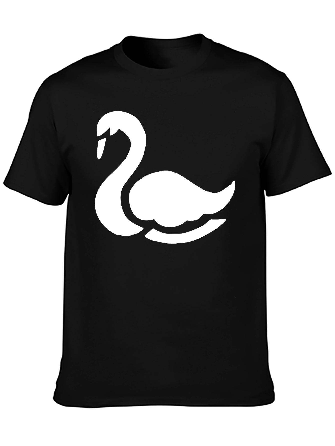 Black Swan Graphic Black T-Shirt - Stylish & Comfortable view 3