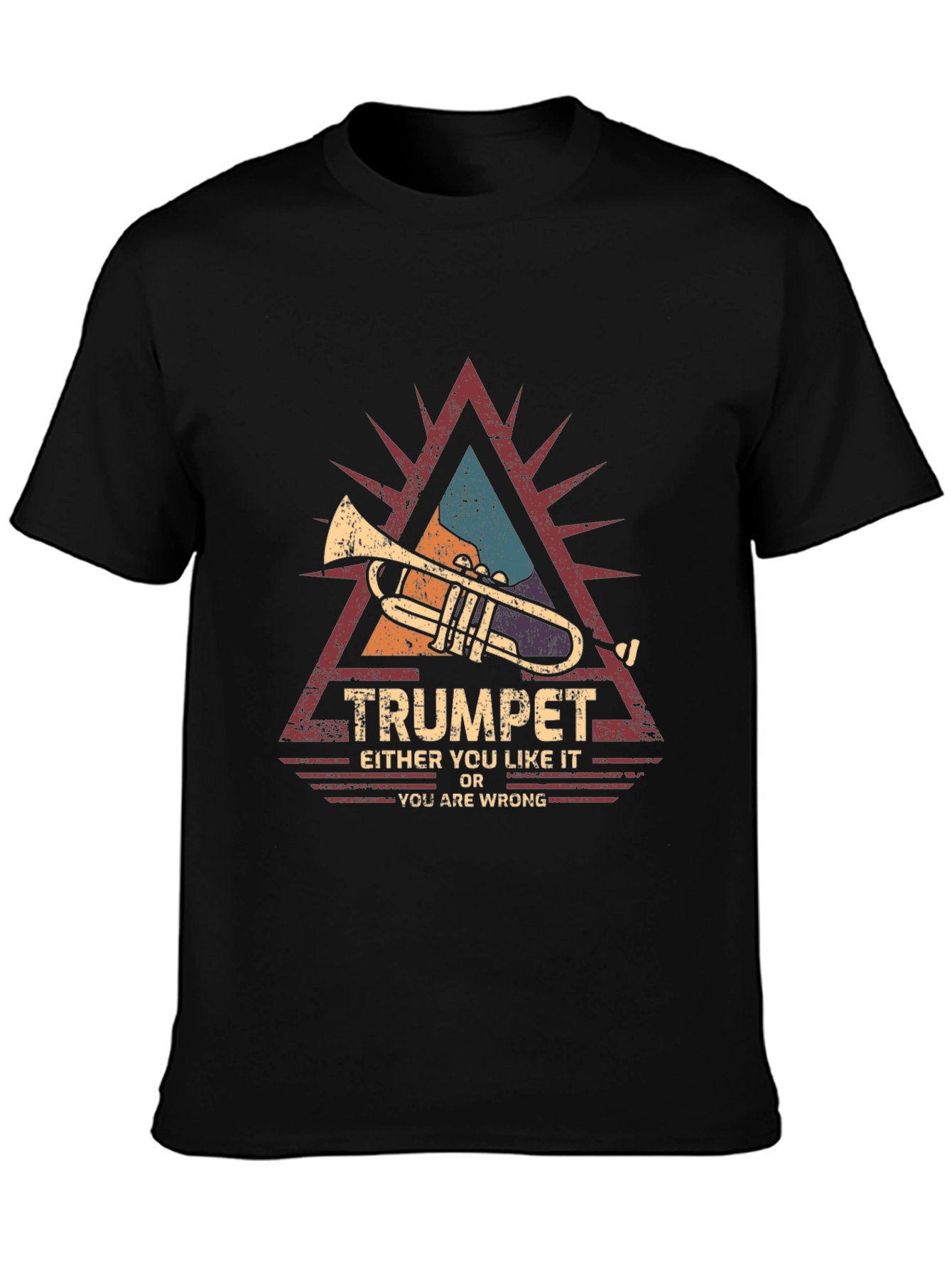 Black Trumpet T-Shirt - Either You Like It Or... view 3