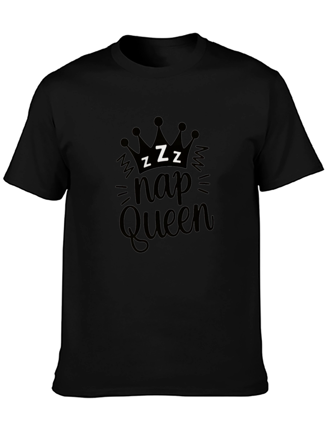 Black Nap Queen Black Graphic Tee view 3