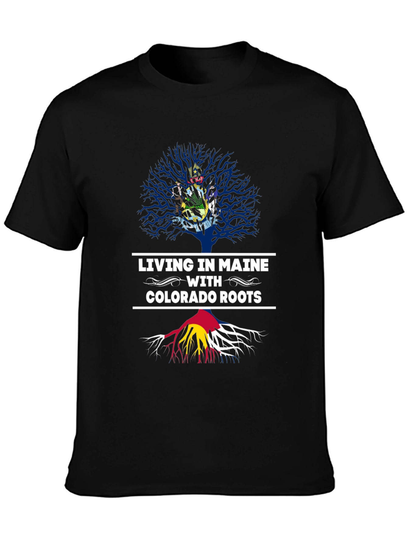 Black Maine Living Colorado Roots Graphic Tee view 3