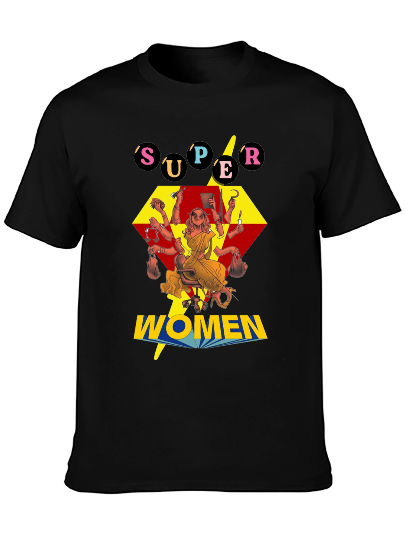 Super Women Graphic Tee - Empowering Design - 3