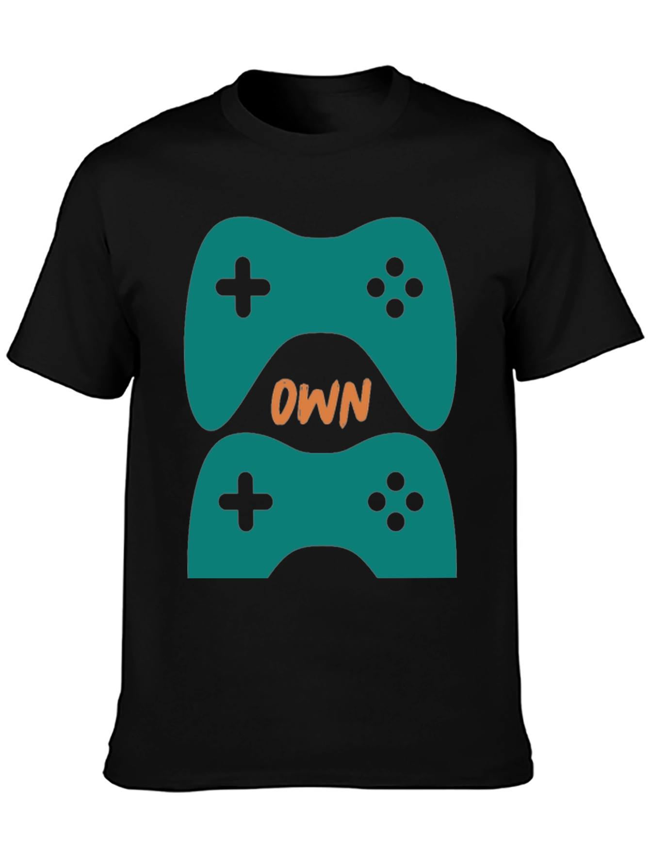 Black Own the Game T-Shirt - Gamer Style Tee view 3