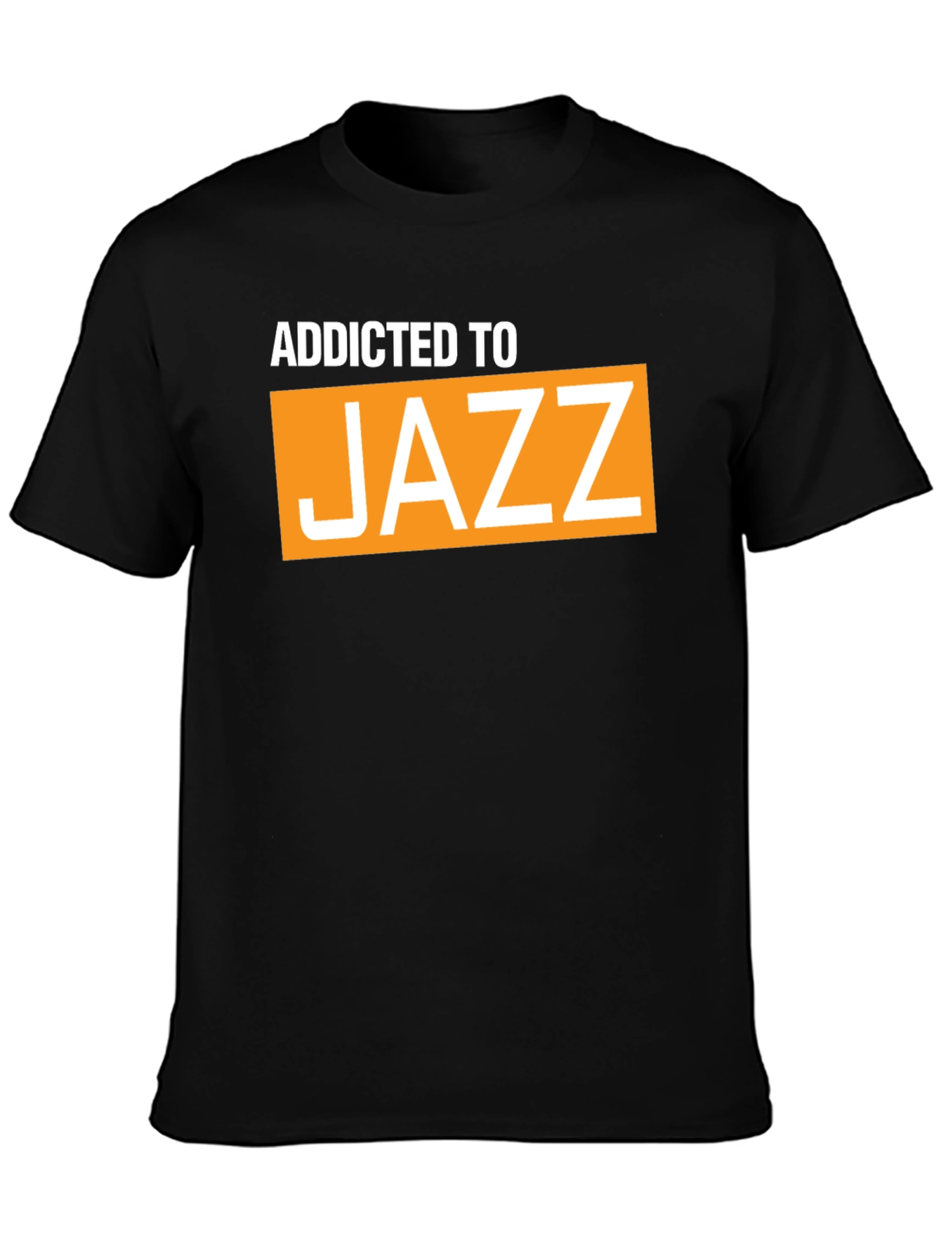 Black Addicted To Jazz Graphic T-Shirt view 3