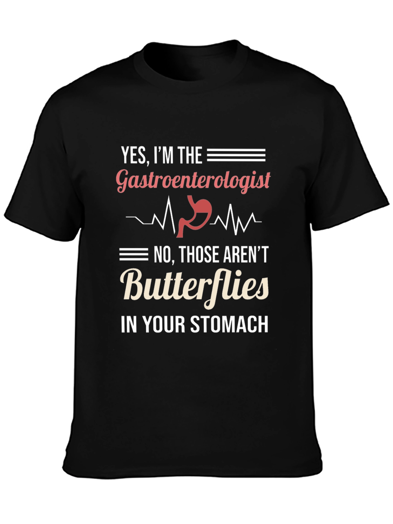 Black Gastroenterologist Humor Graphic Tee view 3