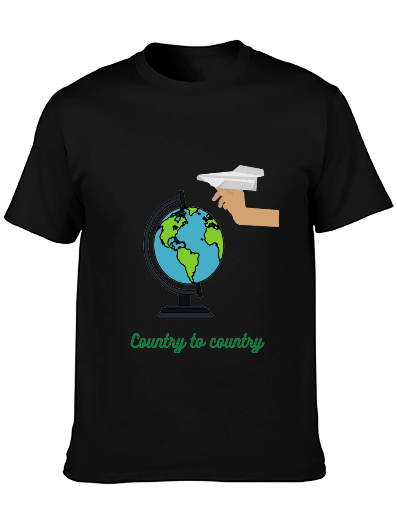 Country to Country Globe Graphic Tee - Travel T-Shirt - 3