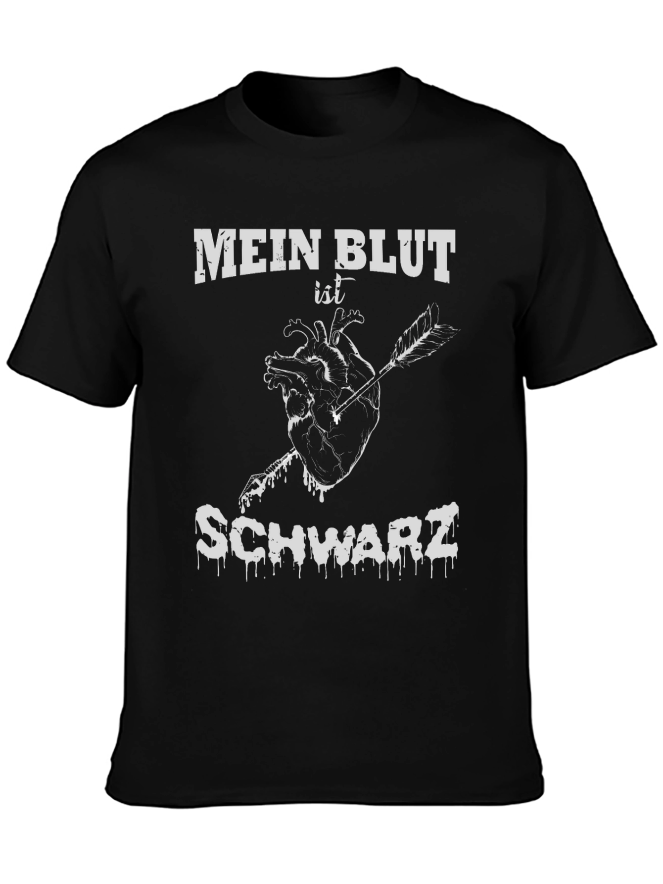 Black Mein Blut Ist Schwarz T-Shirt view 3