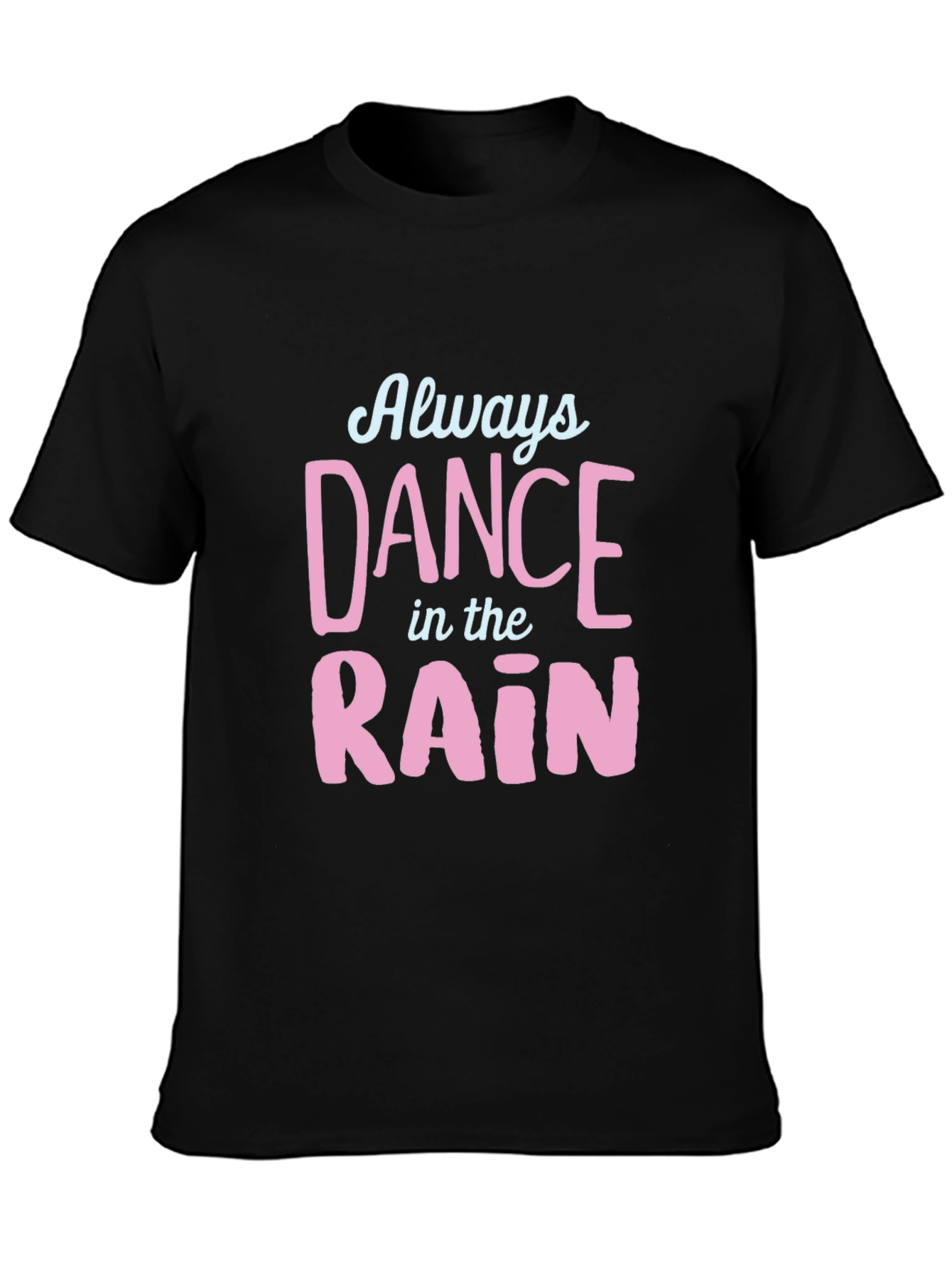Black Dance in the Rain Black T-Shirt view 3