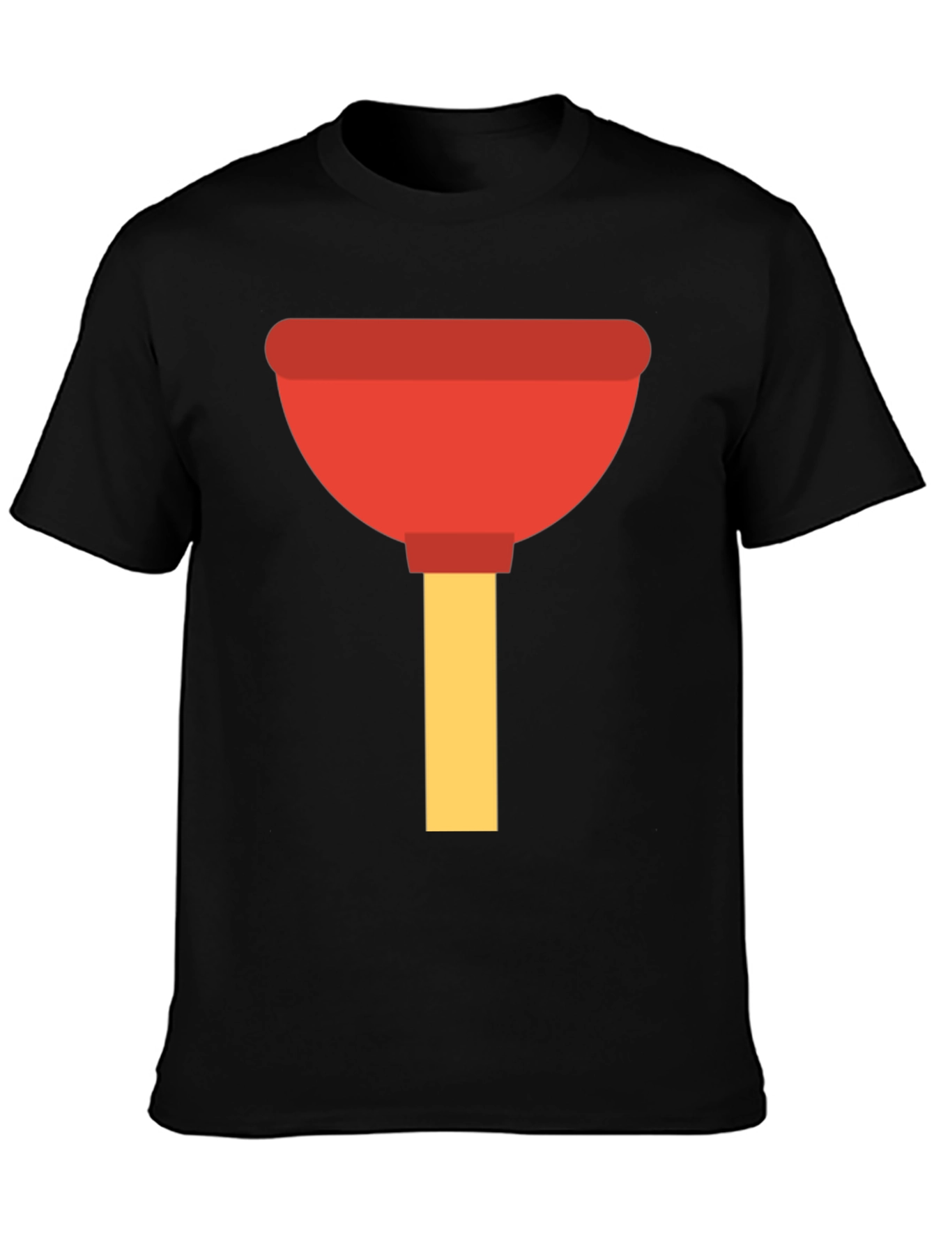 Black Plunger Graphic Tee - Fun & Functional! view 3