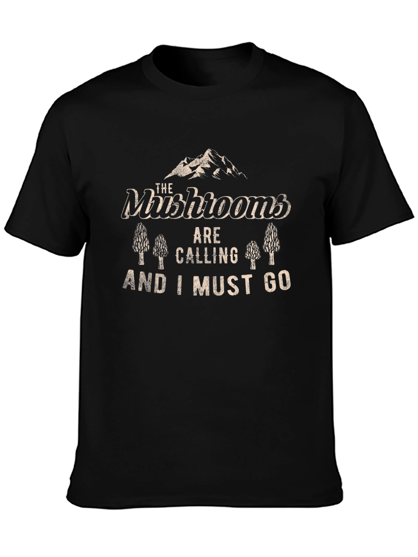 Mushroom Lover's T-Shirt: "The Mushrooms are Calling" - 3