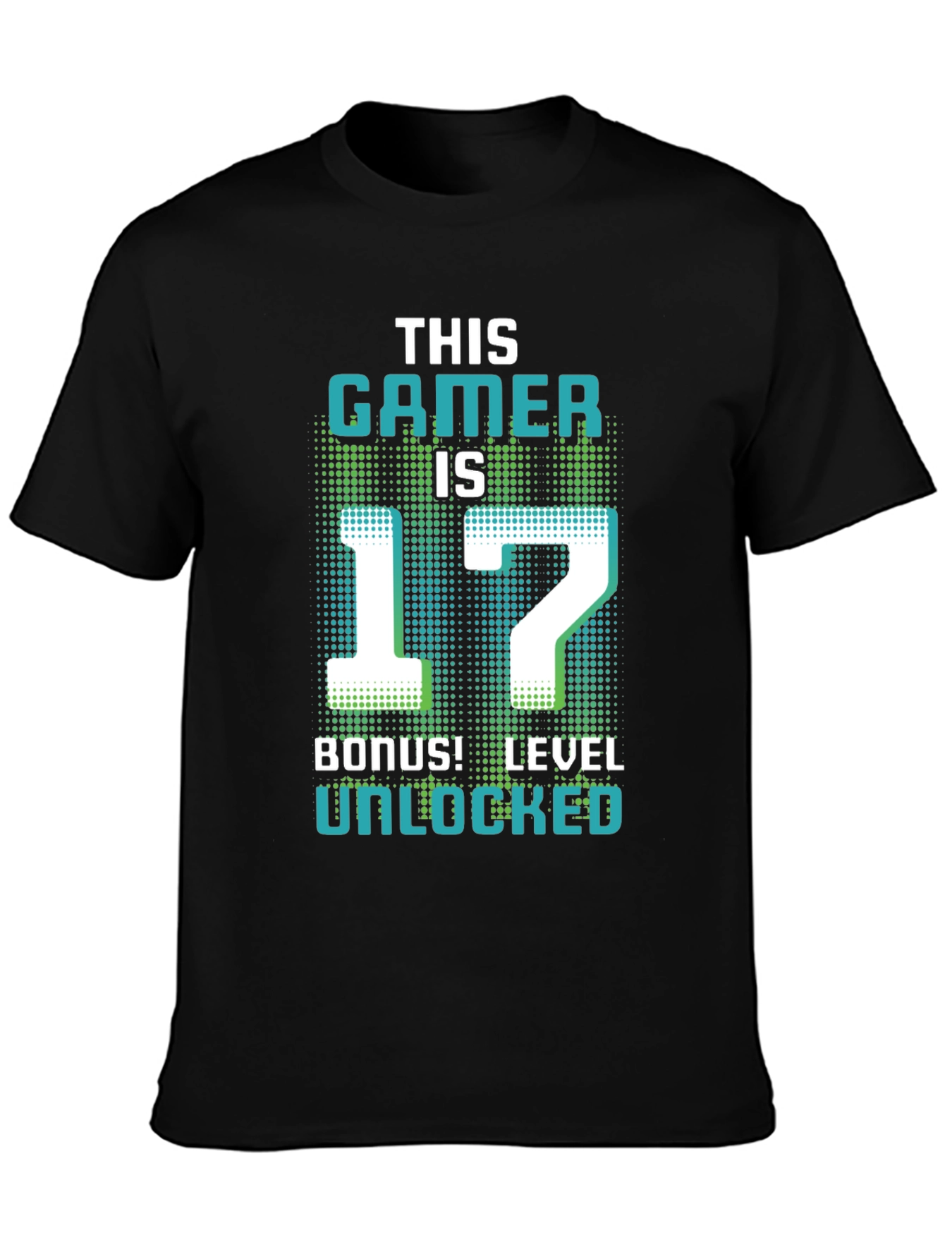 Black Level 17 Gamer T-Shirt - Birthday Bonus Unlocked view 3