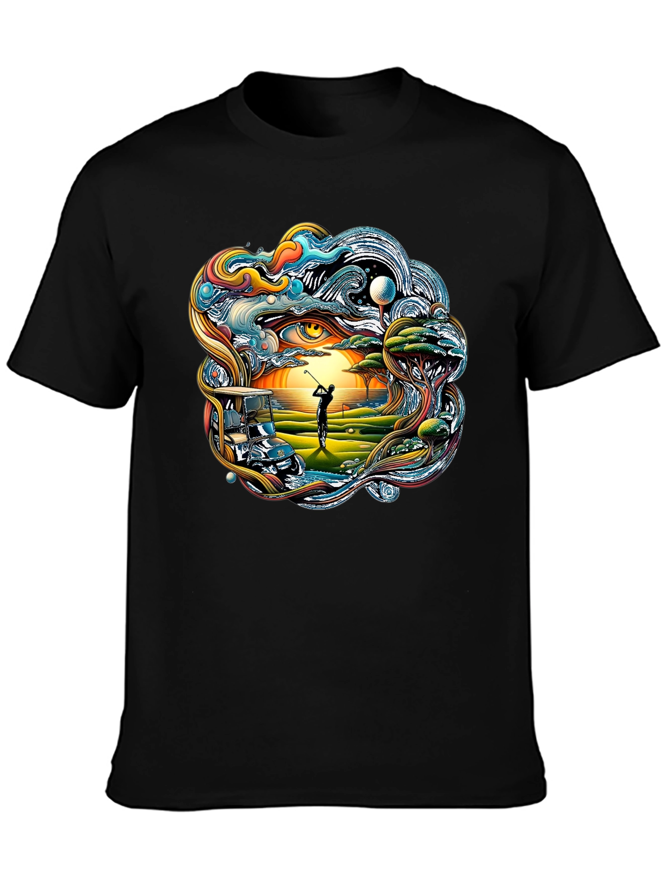 Black Golf Course Dreamscape Tee view 3