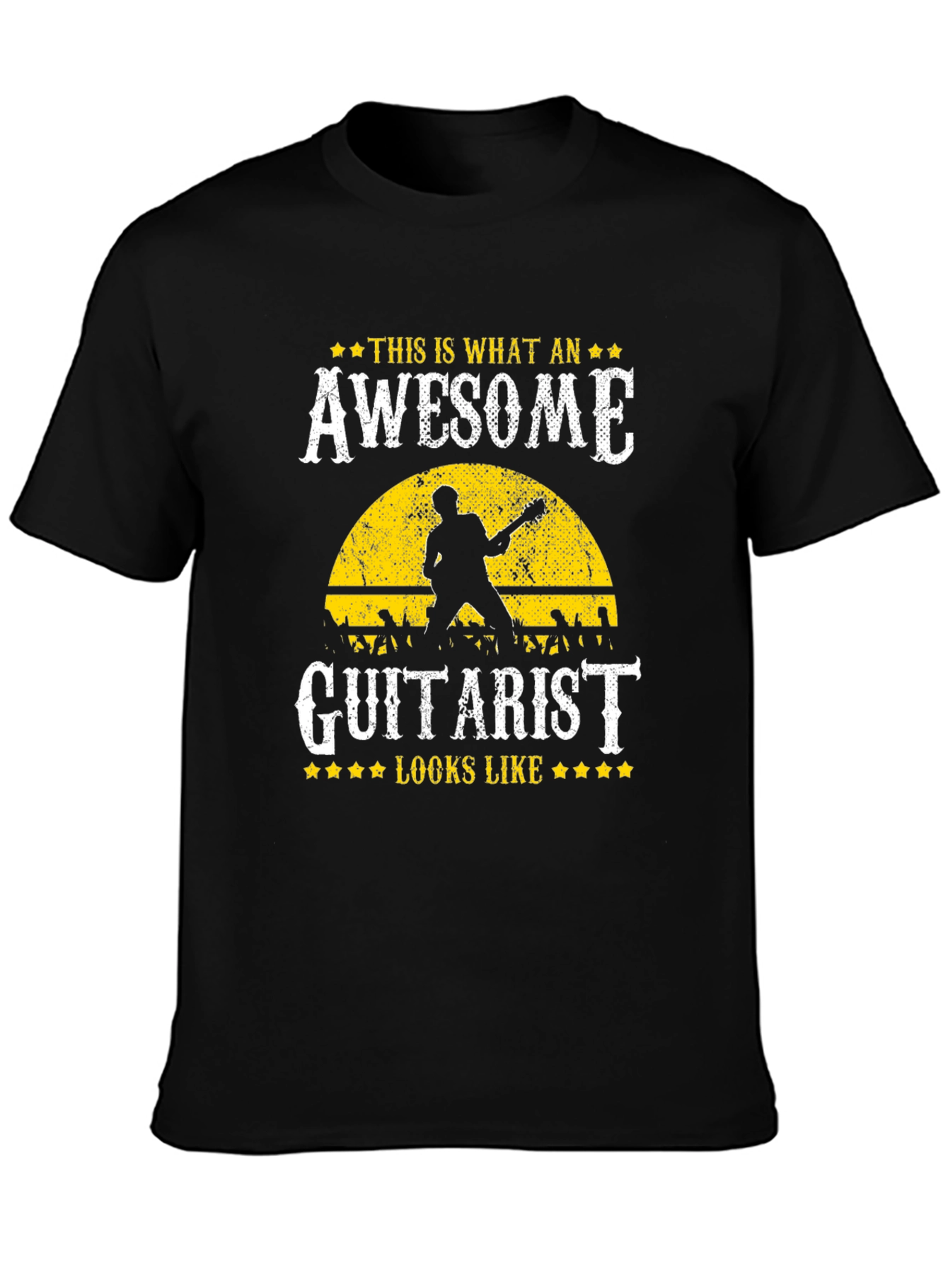 Awesome Guitarist Graphic T-Shirt - Music Lover Tee - 3