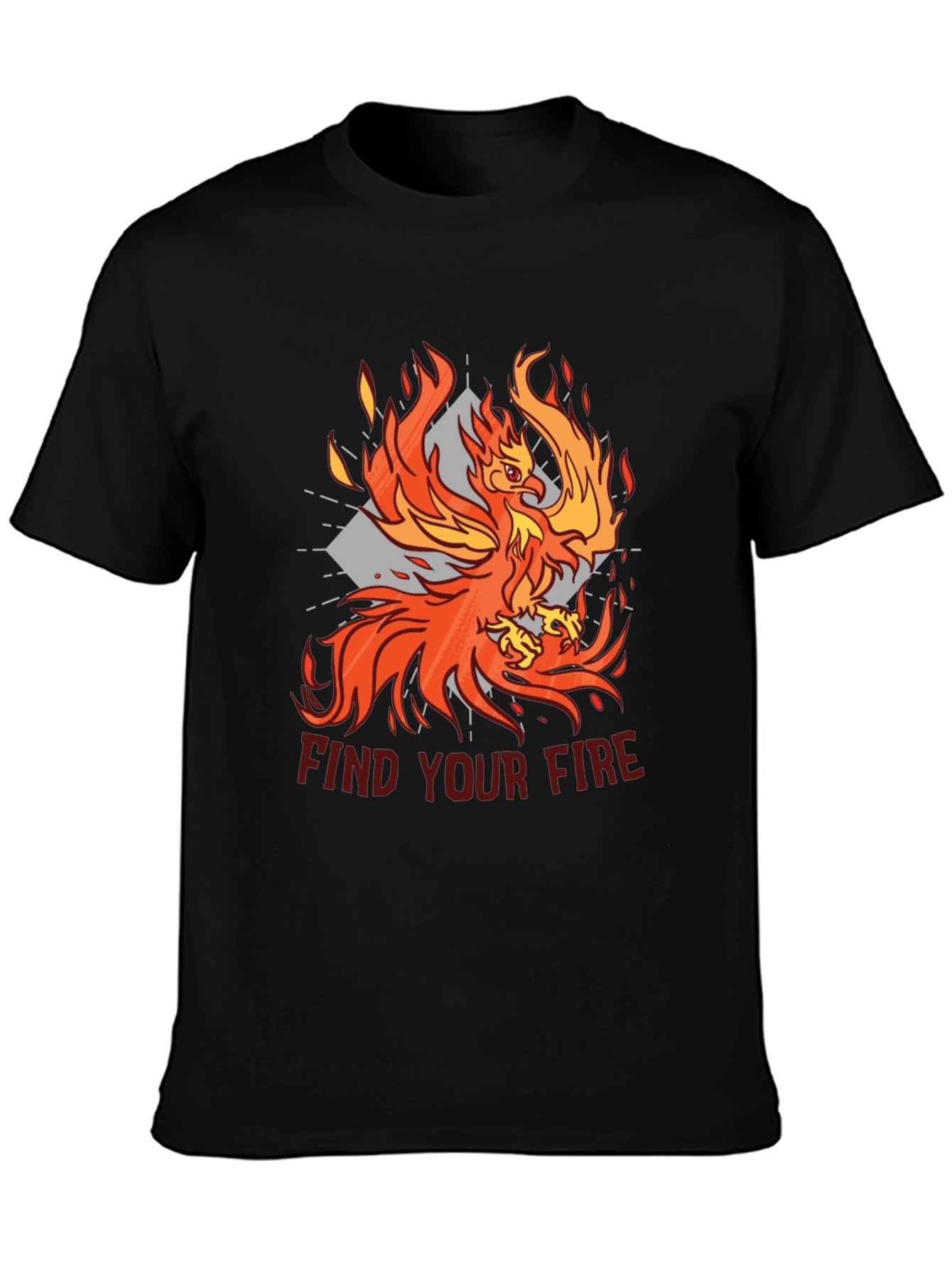 Black Phoenix Find Your Fire Graphic T-Shirt view 3
