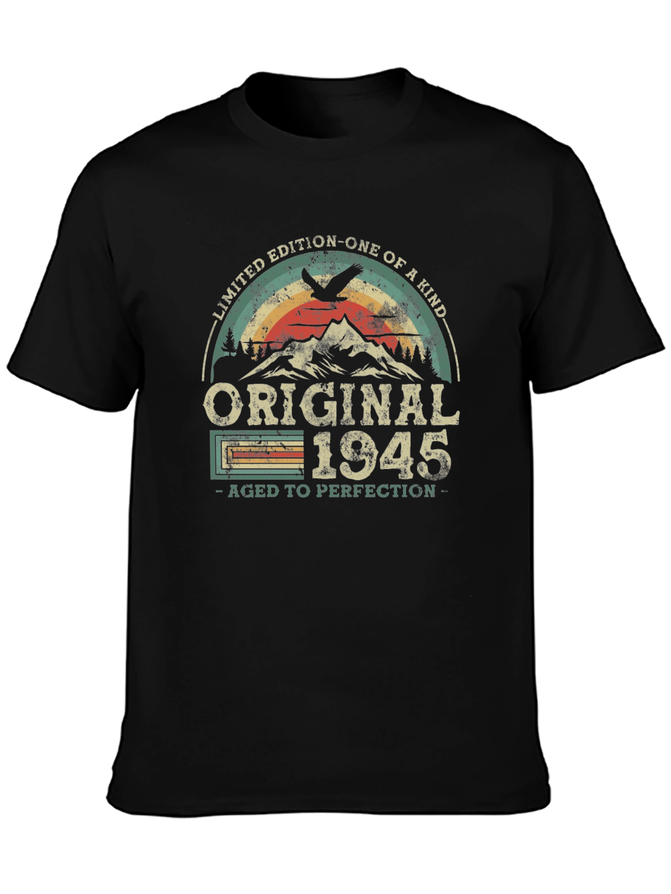 Black Original 1945 Limited Edition T-Shirt view 3