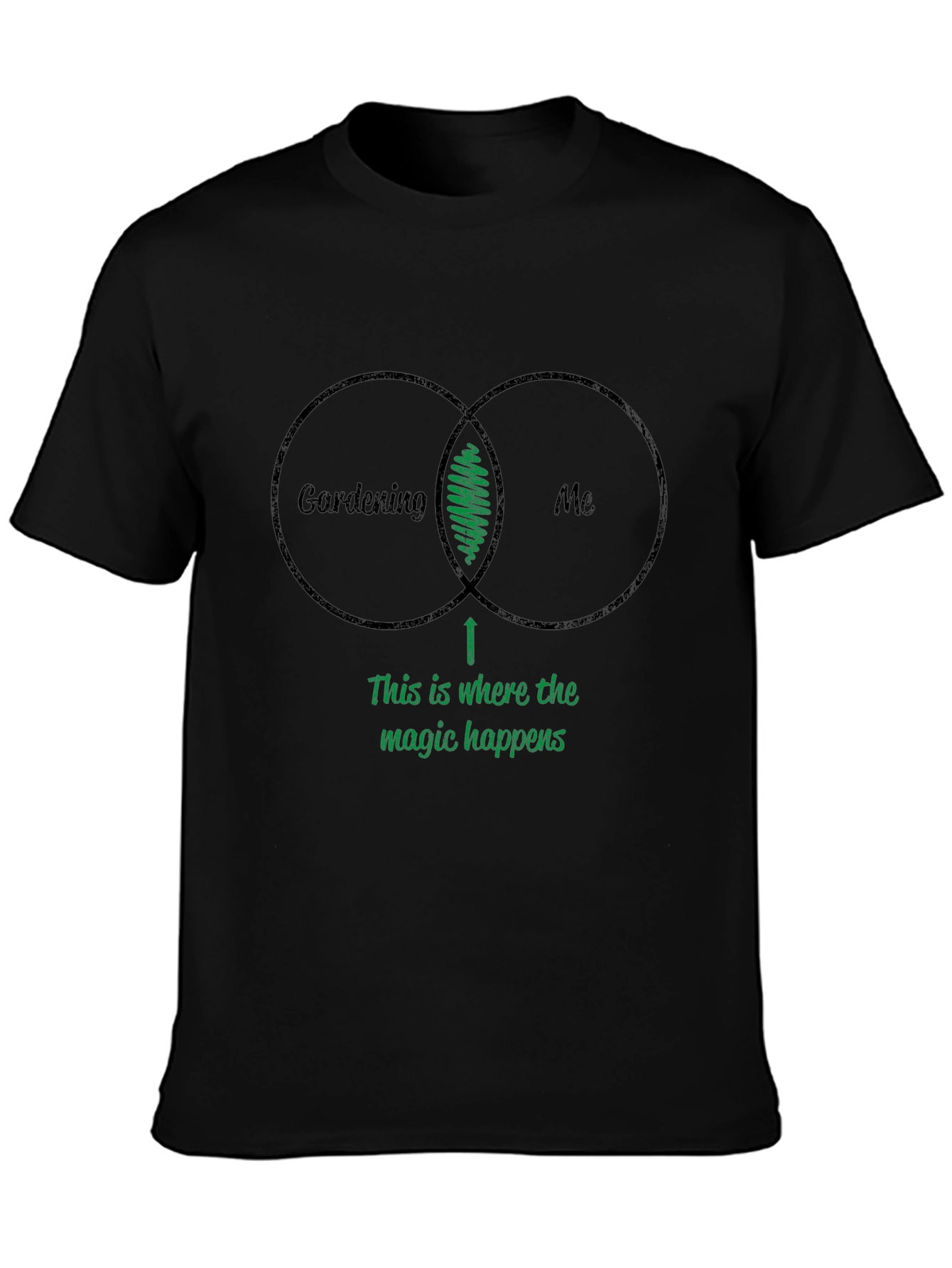 Gardening & Me Venn Diagram T-Shirt - 3