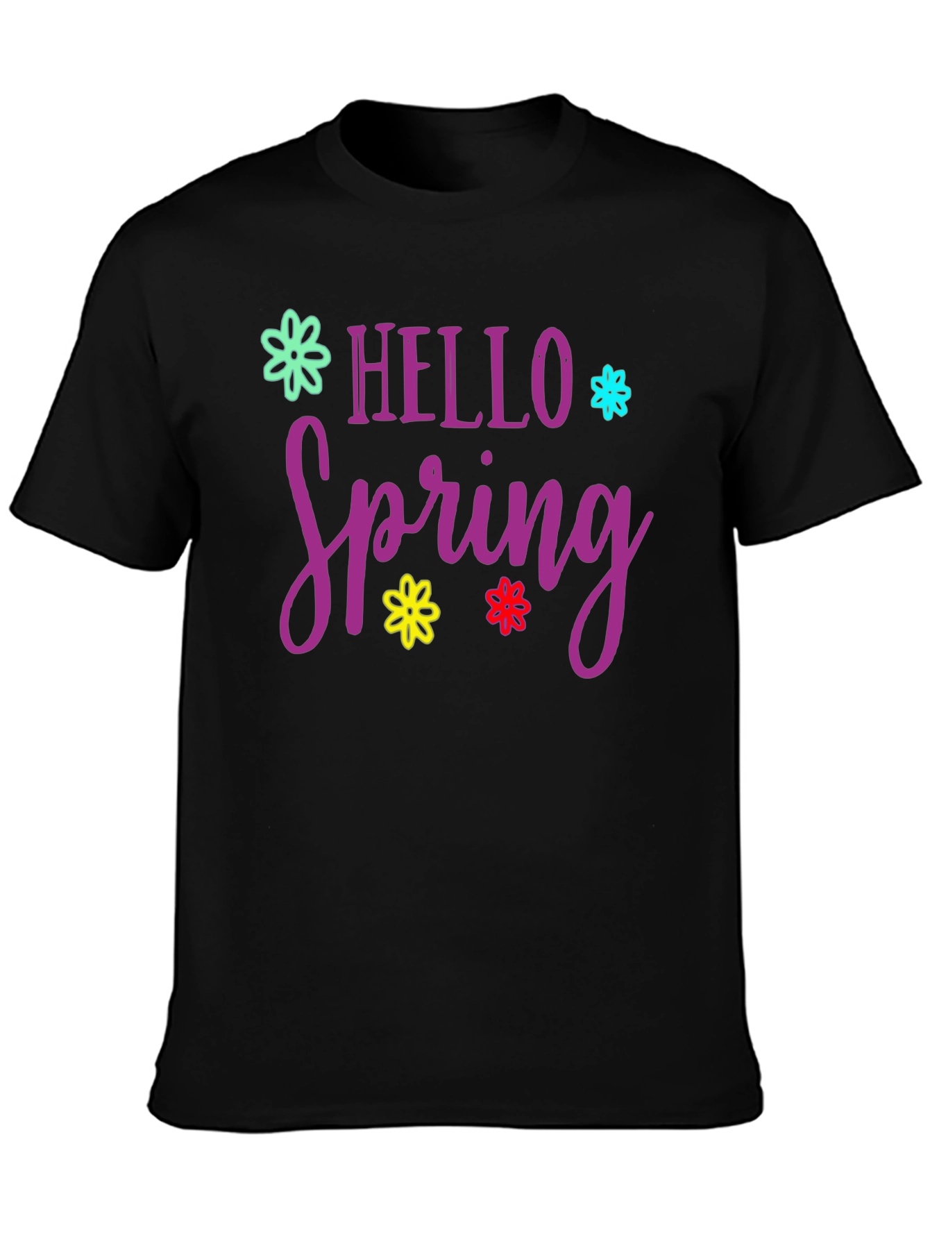 Hello Spring Graphic T-Shirt - 3
