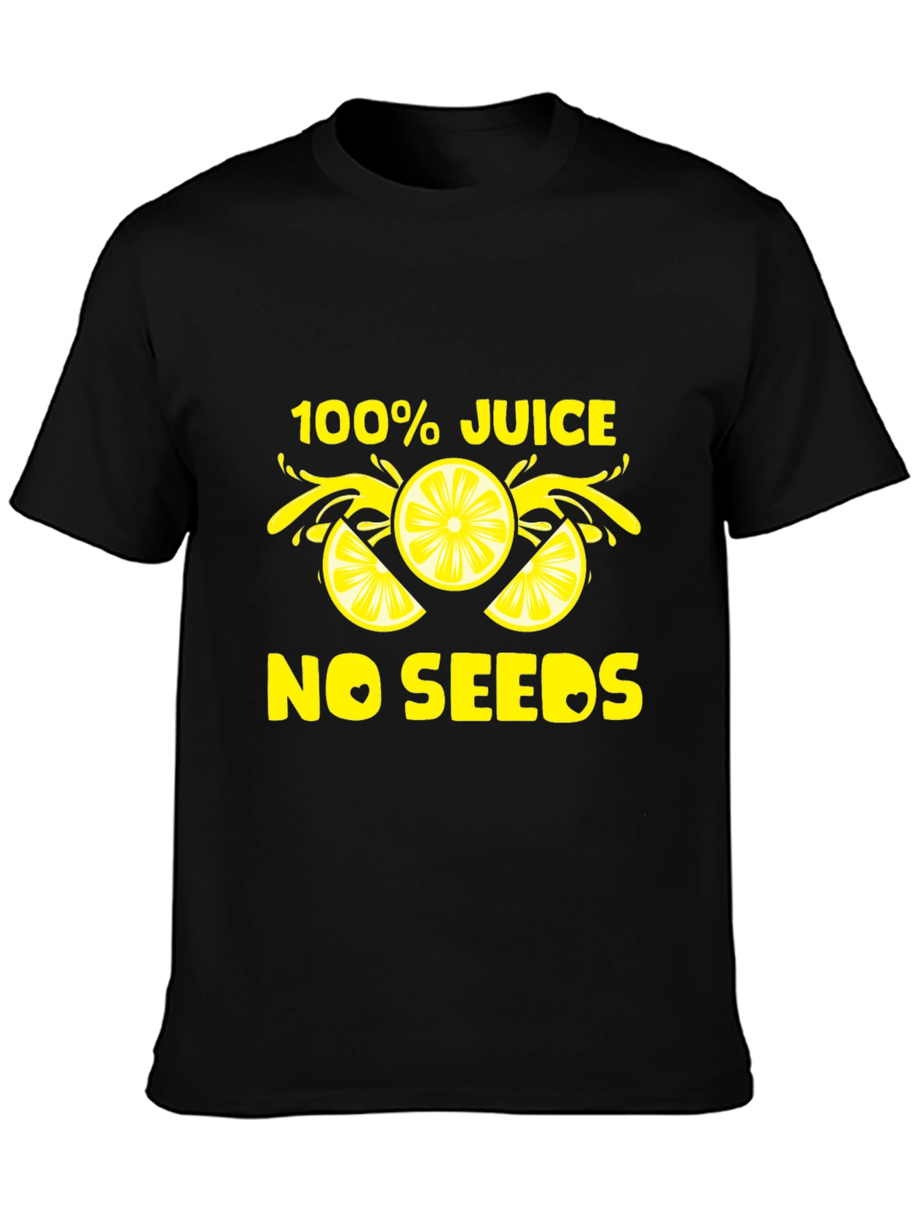 Black 100% Juice No Seeds T-Shirt - Black view 3