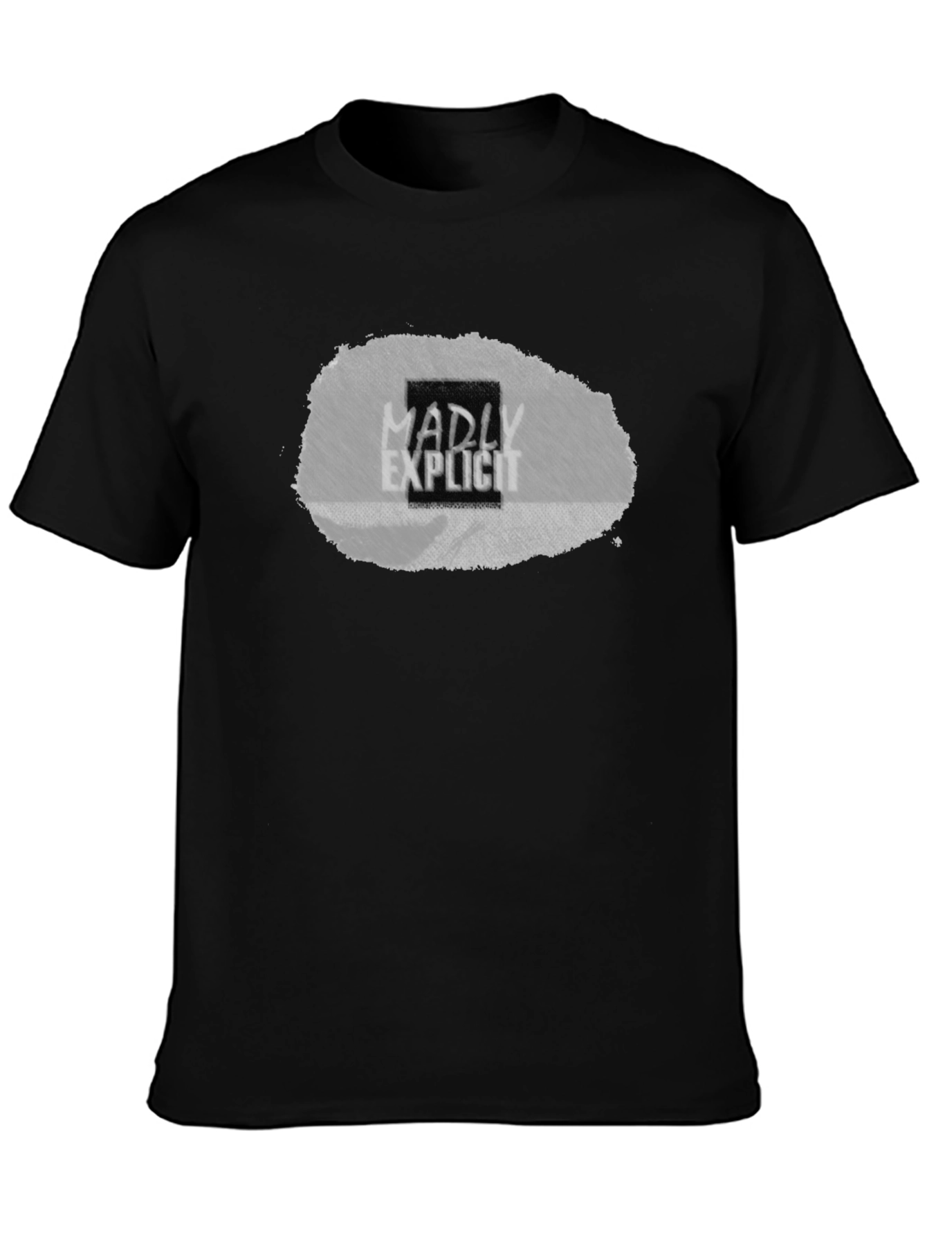 Black Madly Explicit Graphic Tee view 3